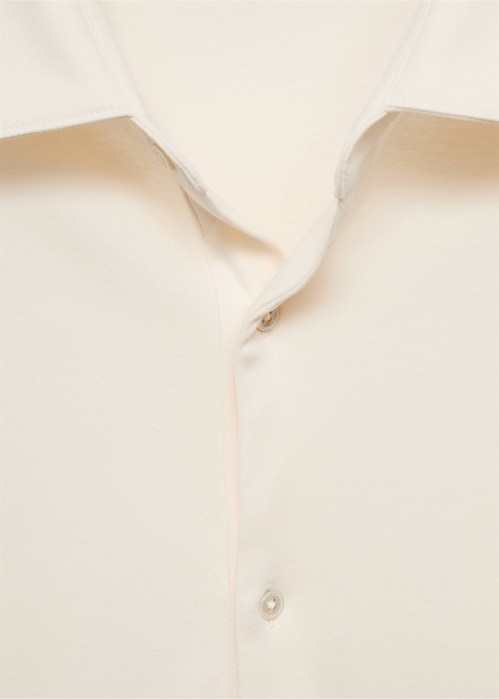 Polo slim-fit 100 % coton - Détail de l'article 8, Écru. Ref: 67057929-00.