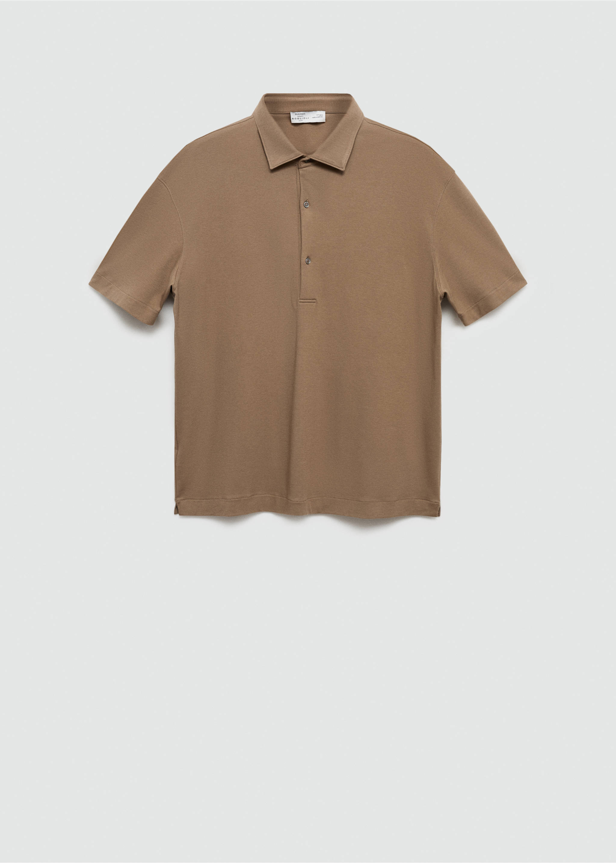 Polo slim-fit 100 % coton - Article sans modèle, Vert moyen. Ref: 67057929-00.