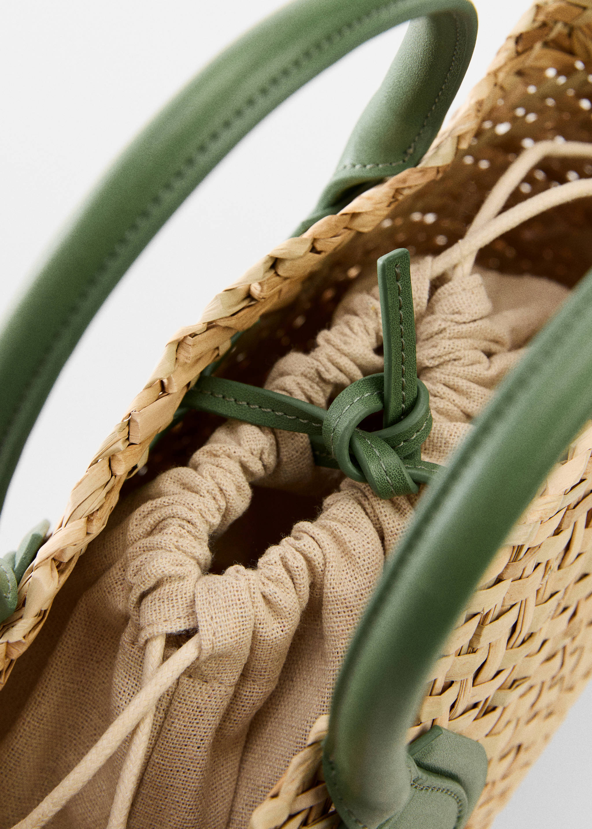 Natural fibre basket bag - Details of the article 1