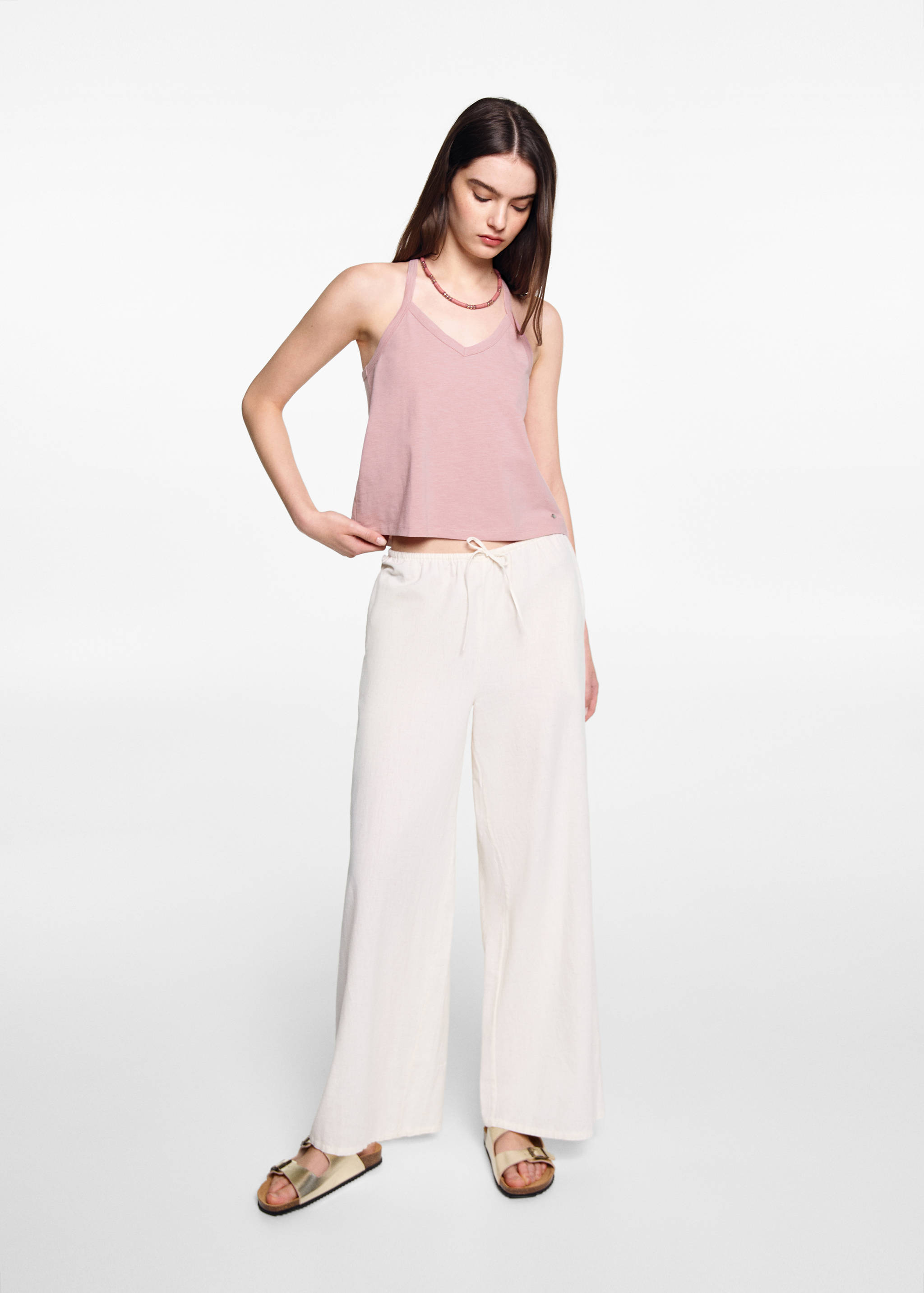 Débardeur coton - Plan général