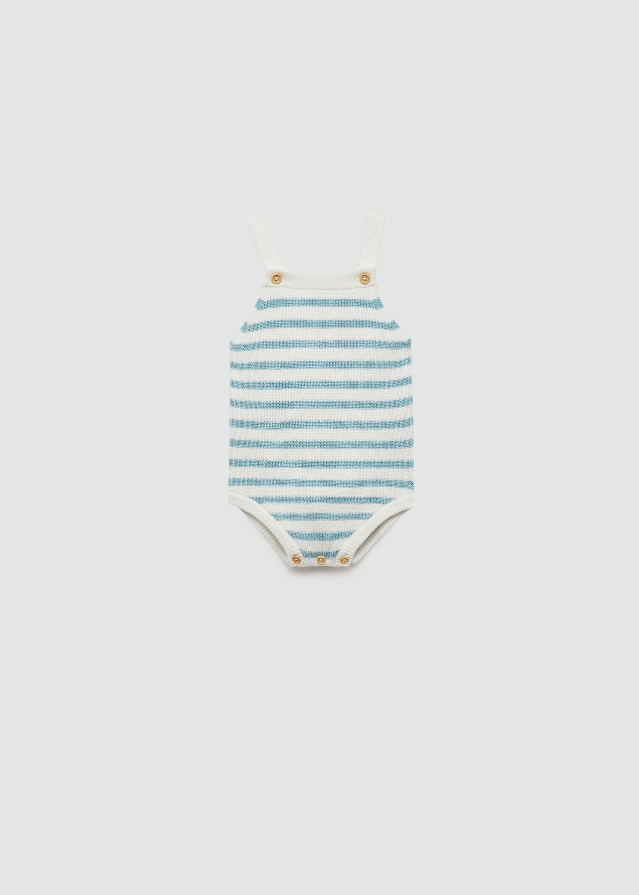 Striped knitted romper - Article without model