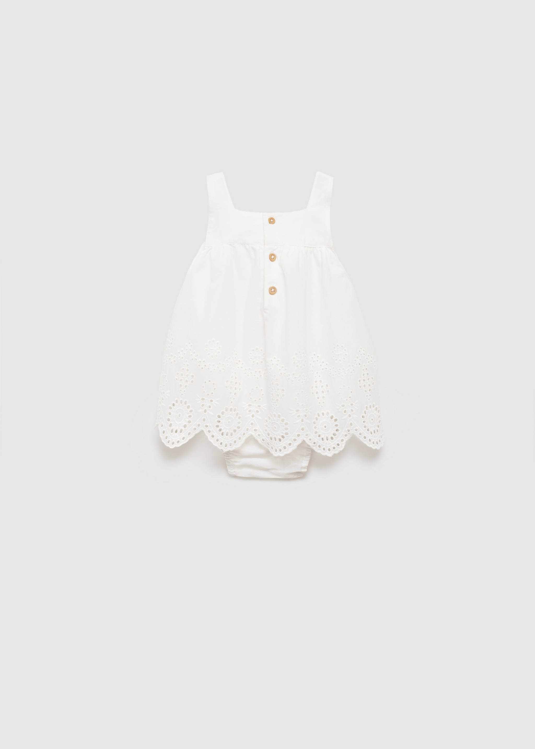 Robe coton broderie suisse - Verso de l’article