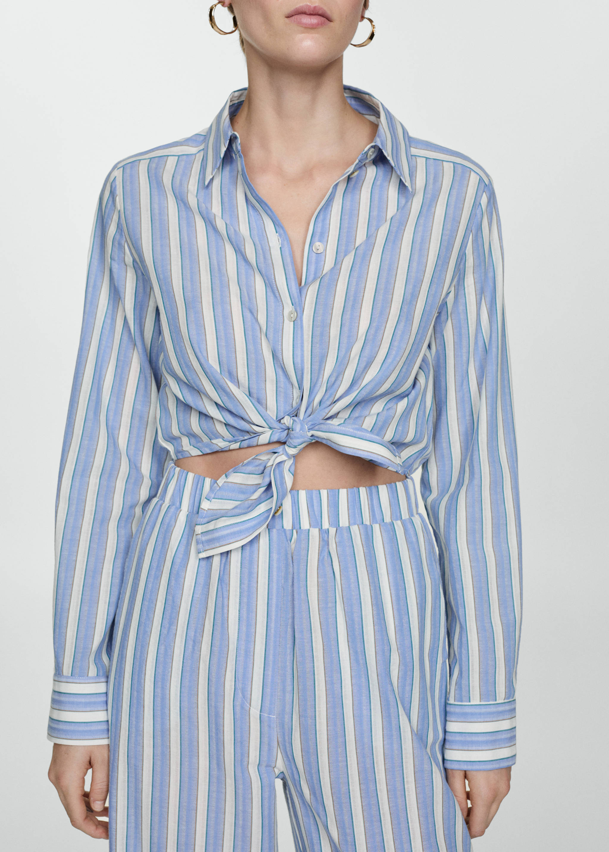 Striped shirt jumpsuit - Details of the article 6