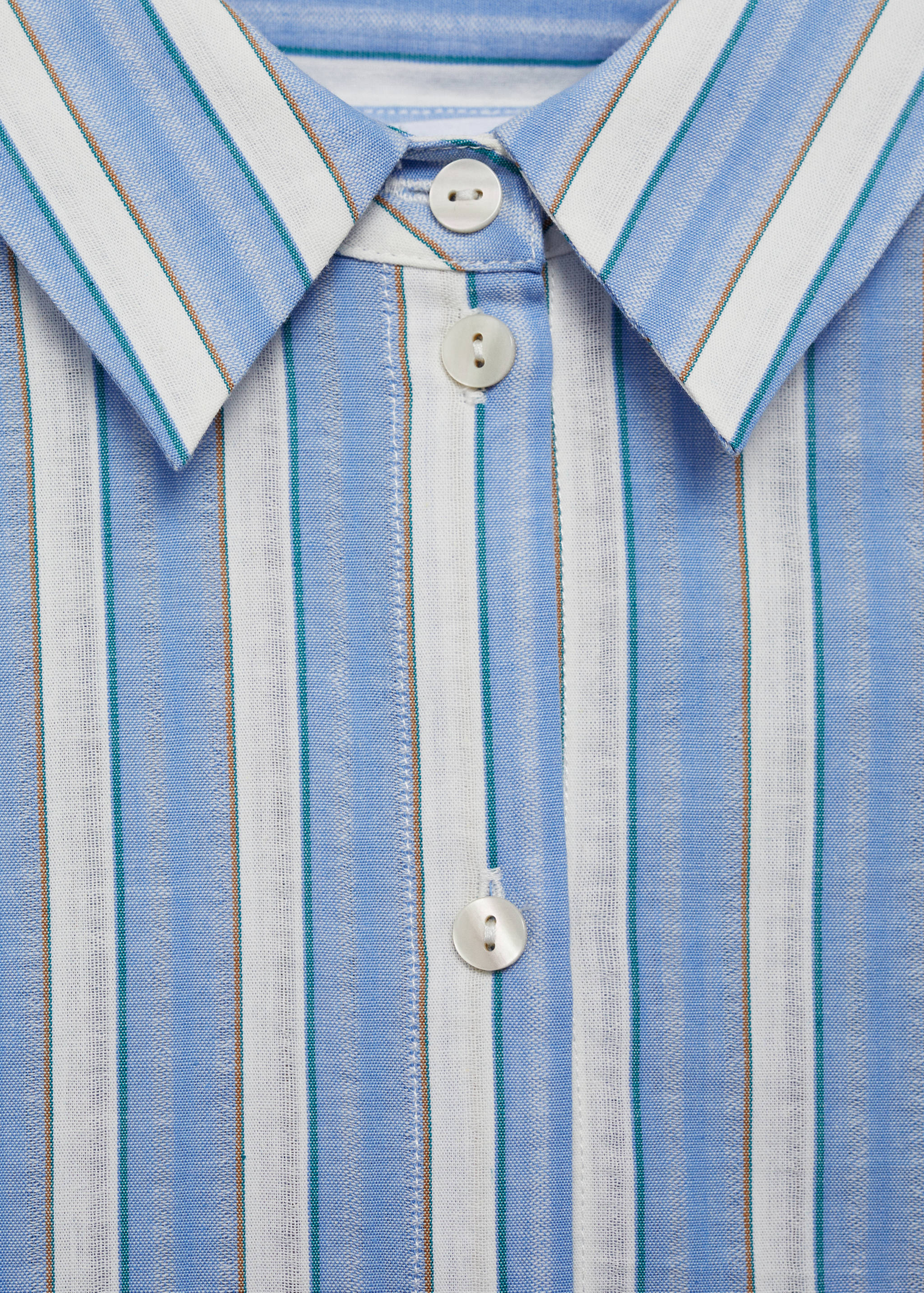 Striped shirt jumpsuit - Details of the article 8