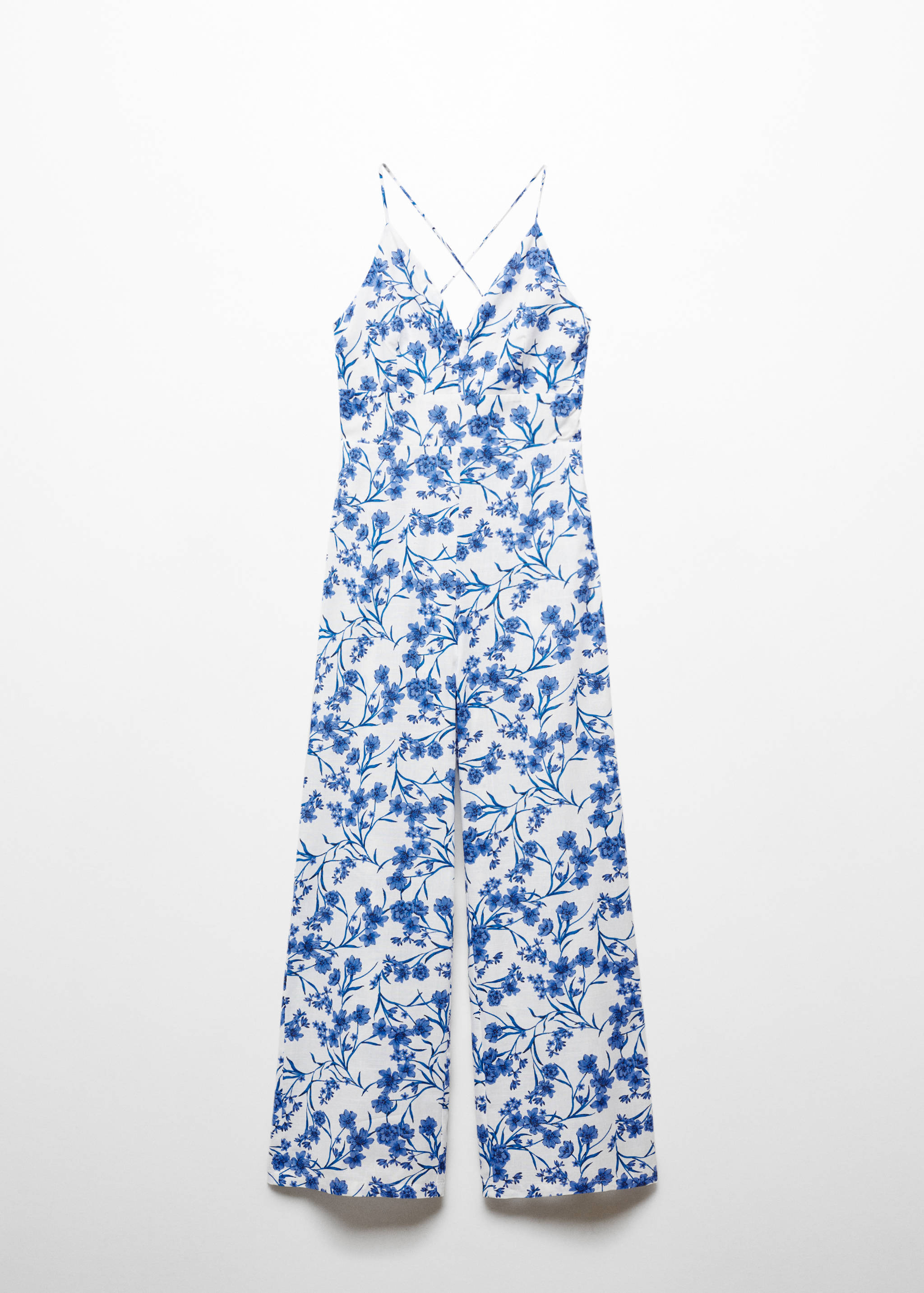 Macacão de algodão com estampado floral - Artigo sem modelo