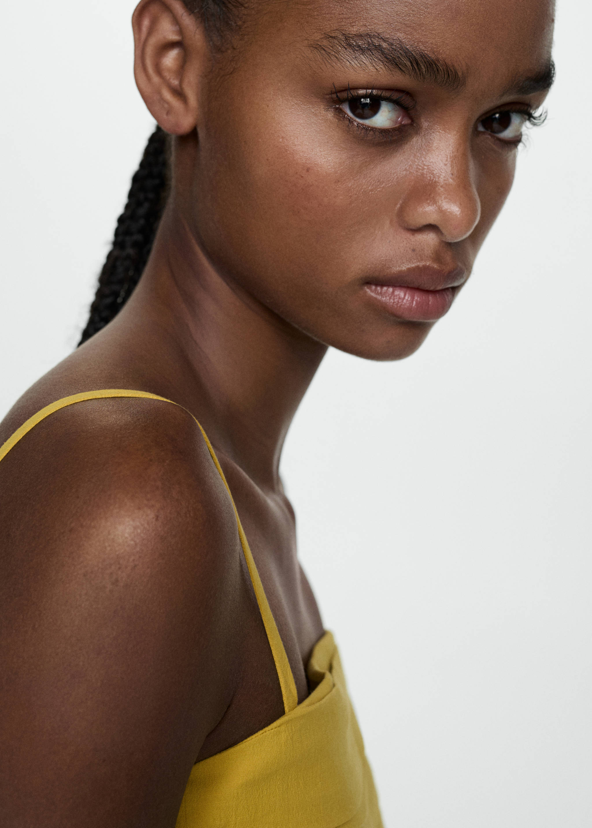 Draped neckline dress - Details of the article 6