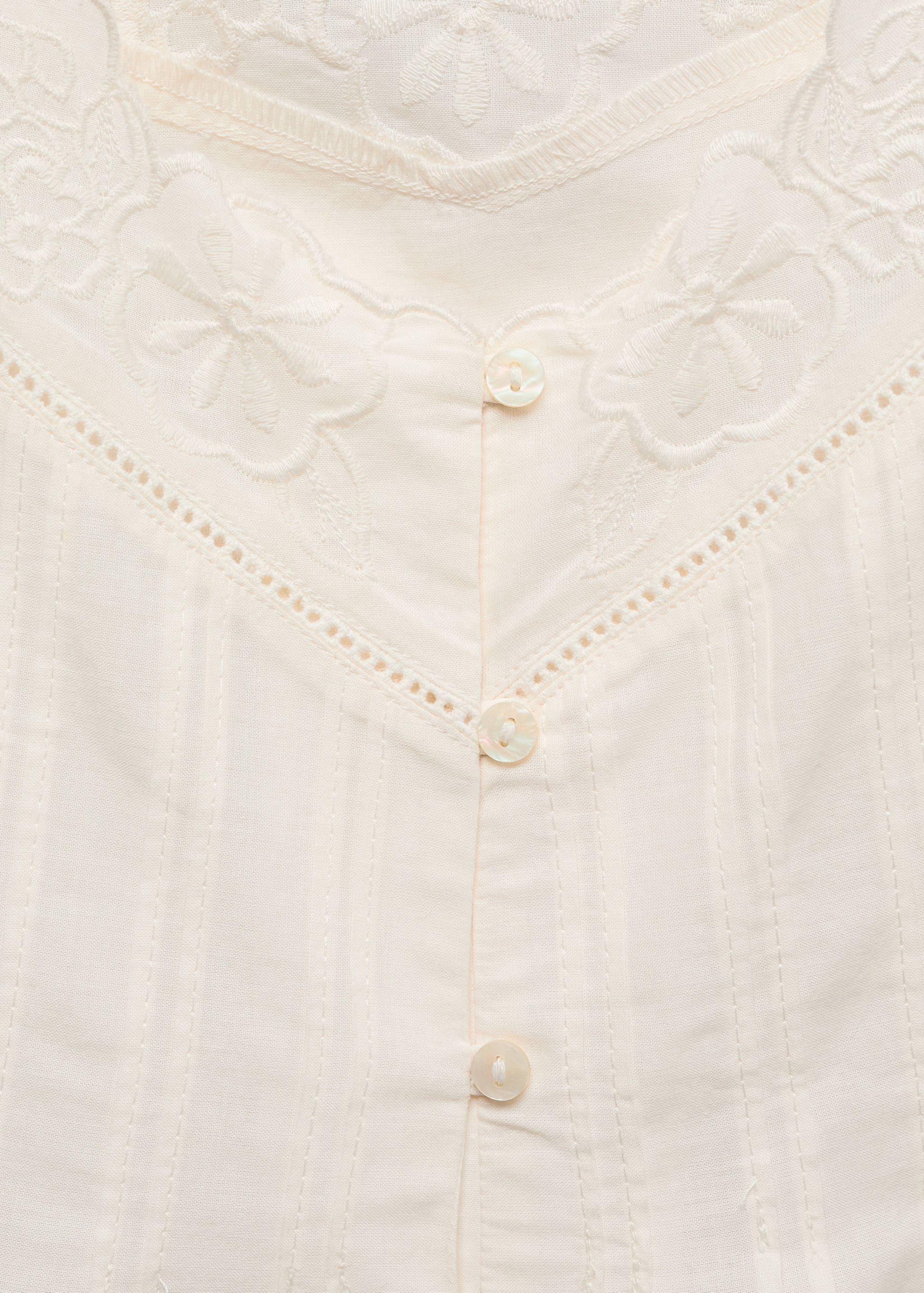 Embroidered strap top - Details of the article 8