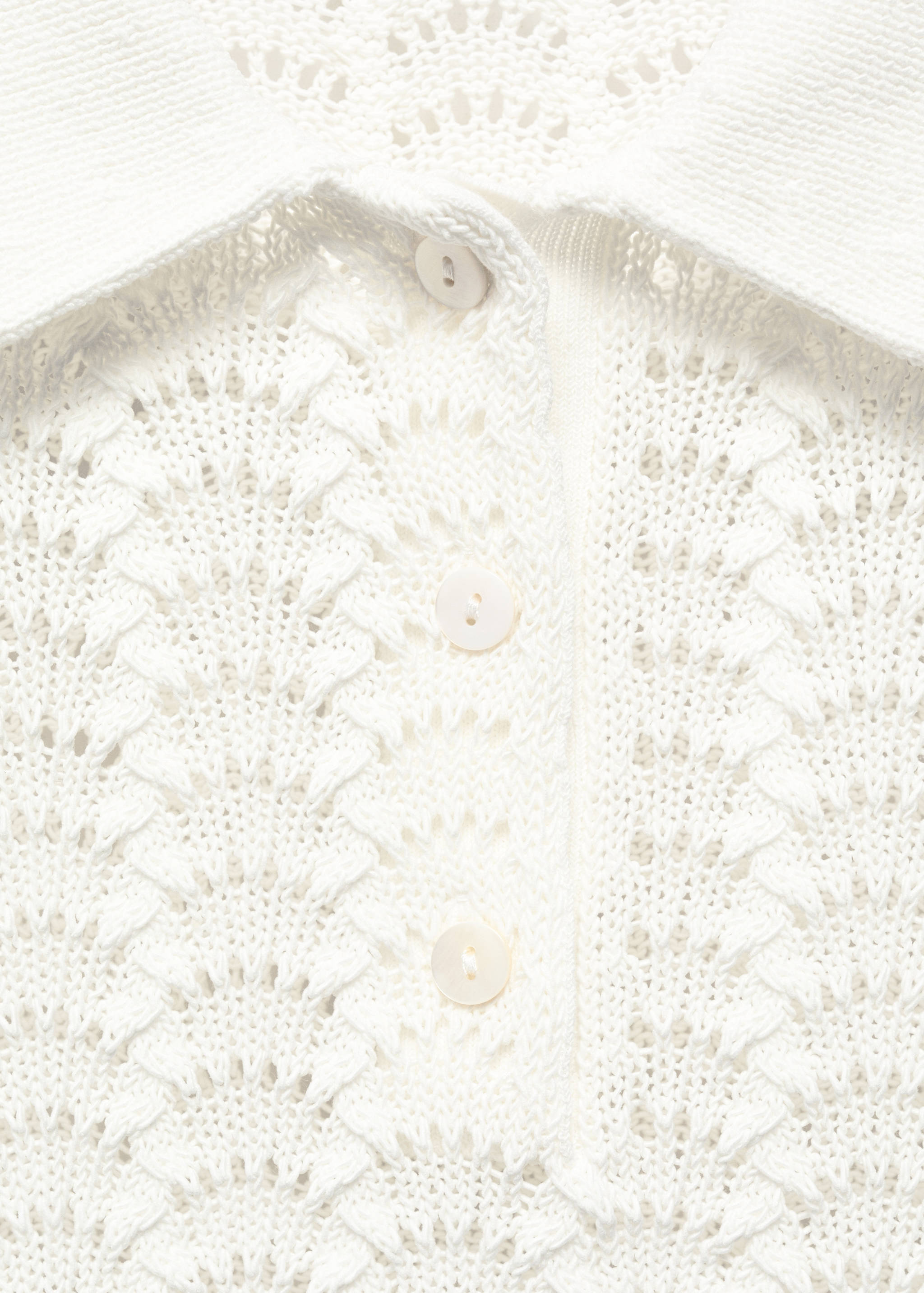 Jersey crochet cuello polo - Detalle del artículo 8