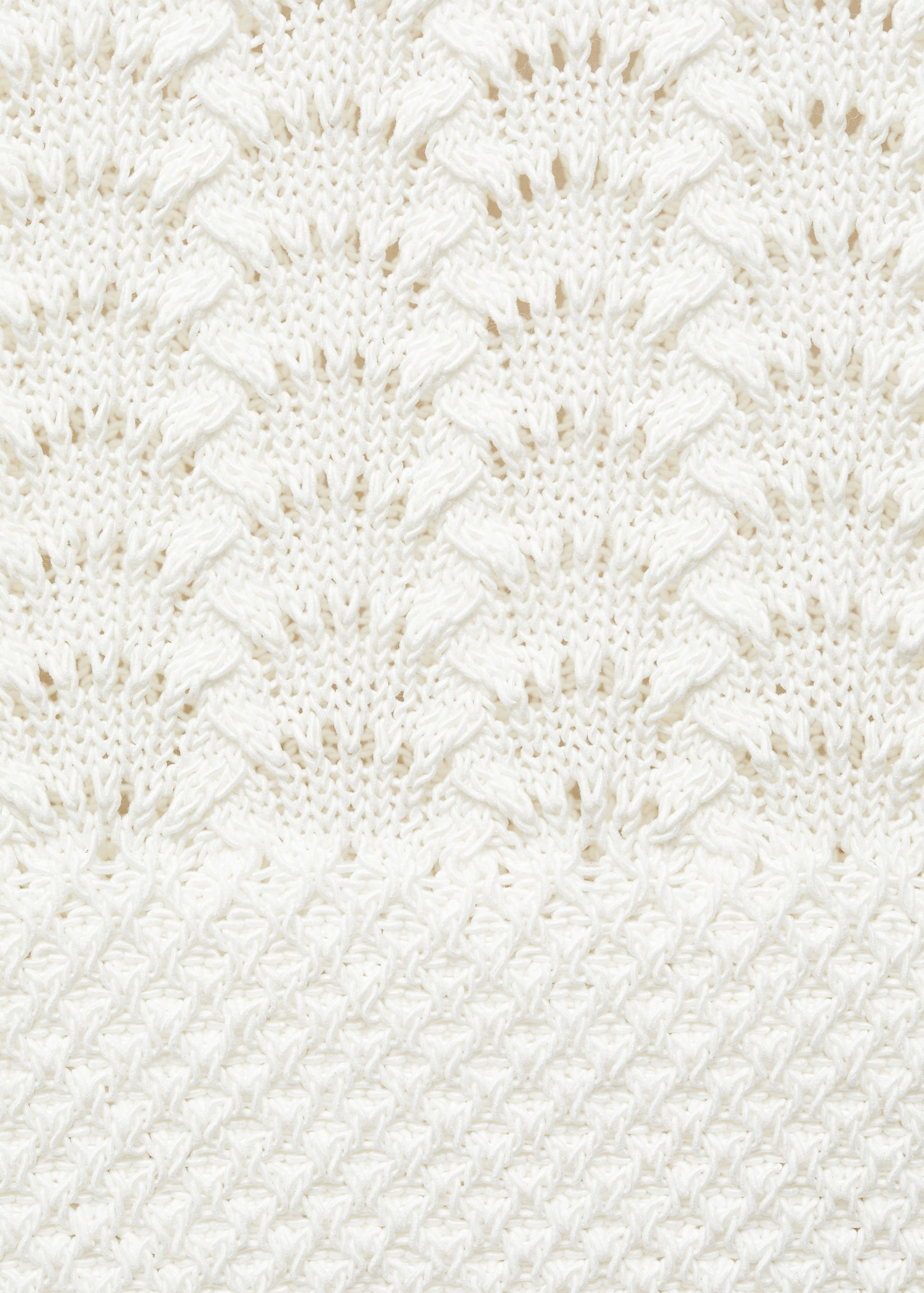 Jersey crochet cuello polo - Detalle del artículo 0