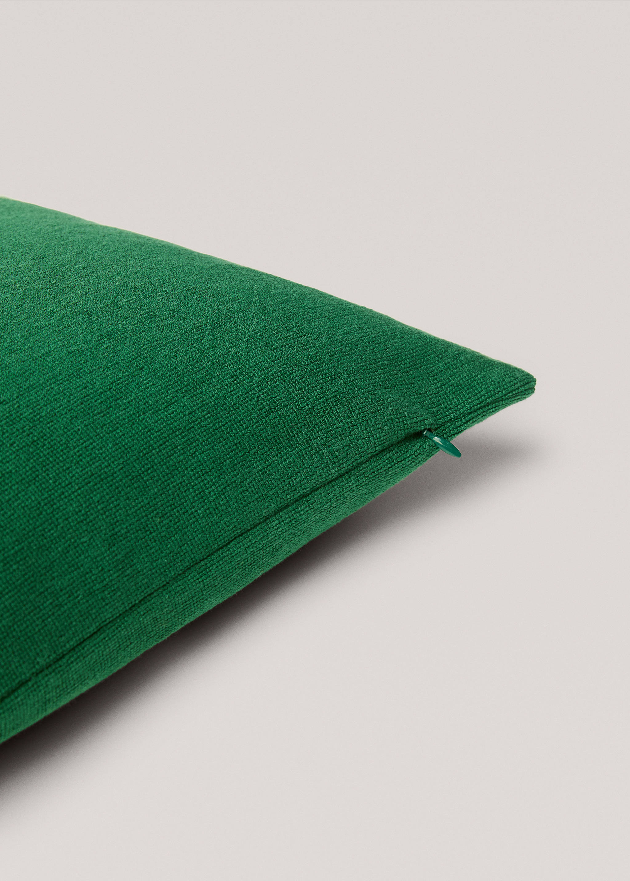 Funda de coixí cotó ris 30x50cm - Detall de l'article 1