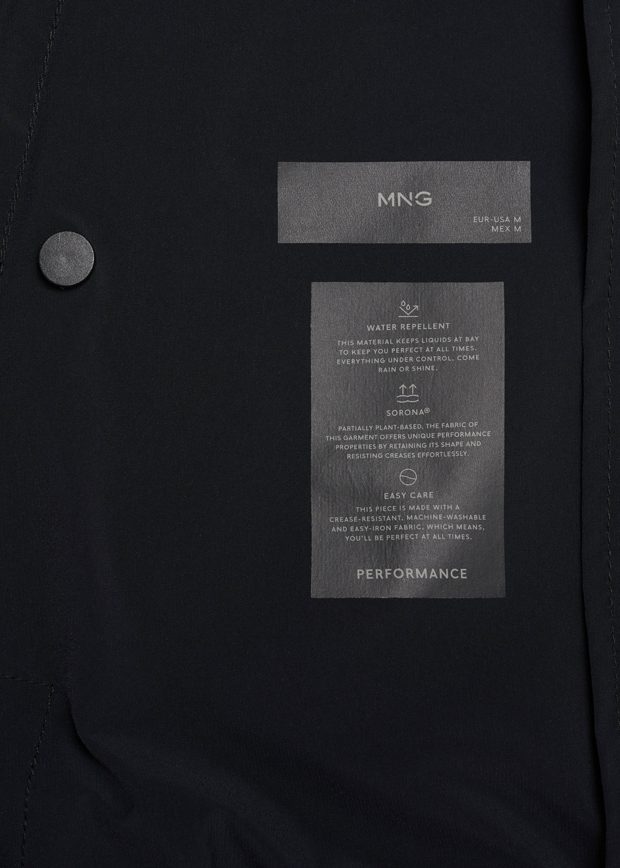 Lightweight water-repellent overshirt - Details of the article 0