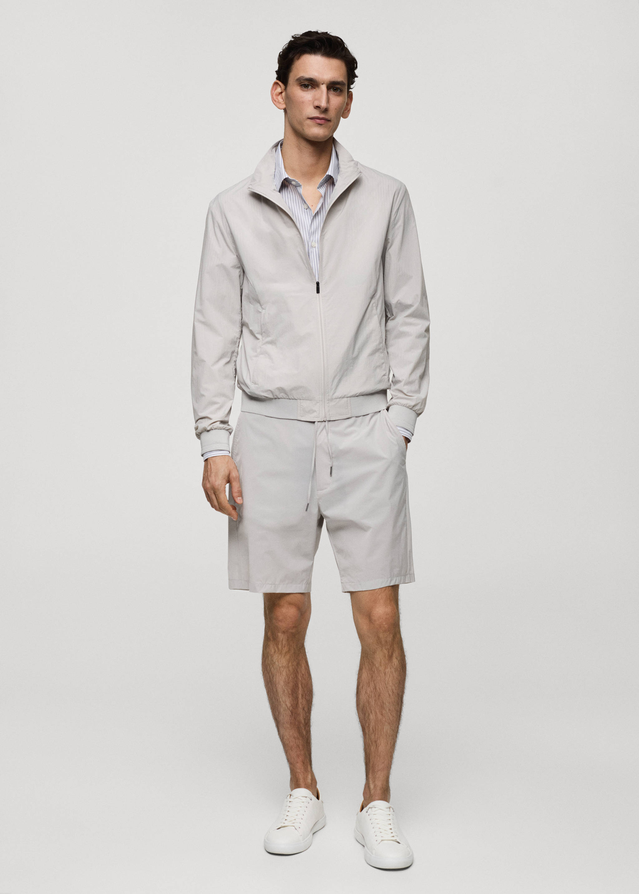 Chaqueta cremallera water repellent - Plano general