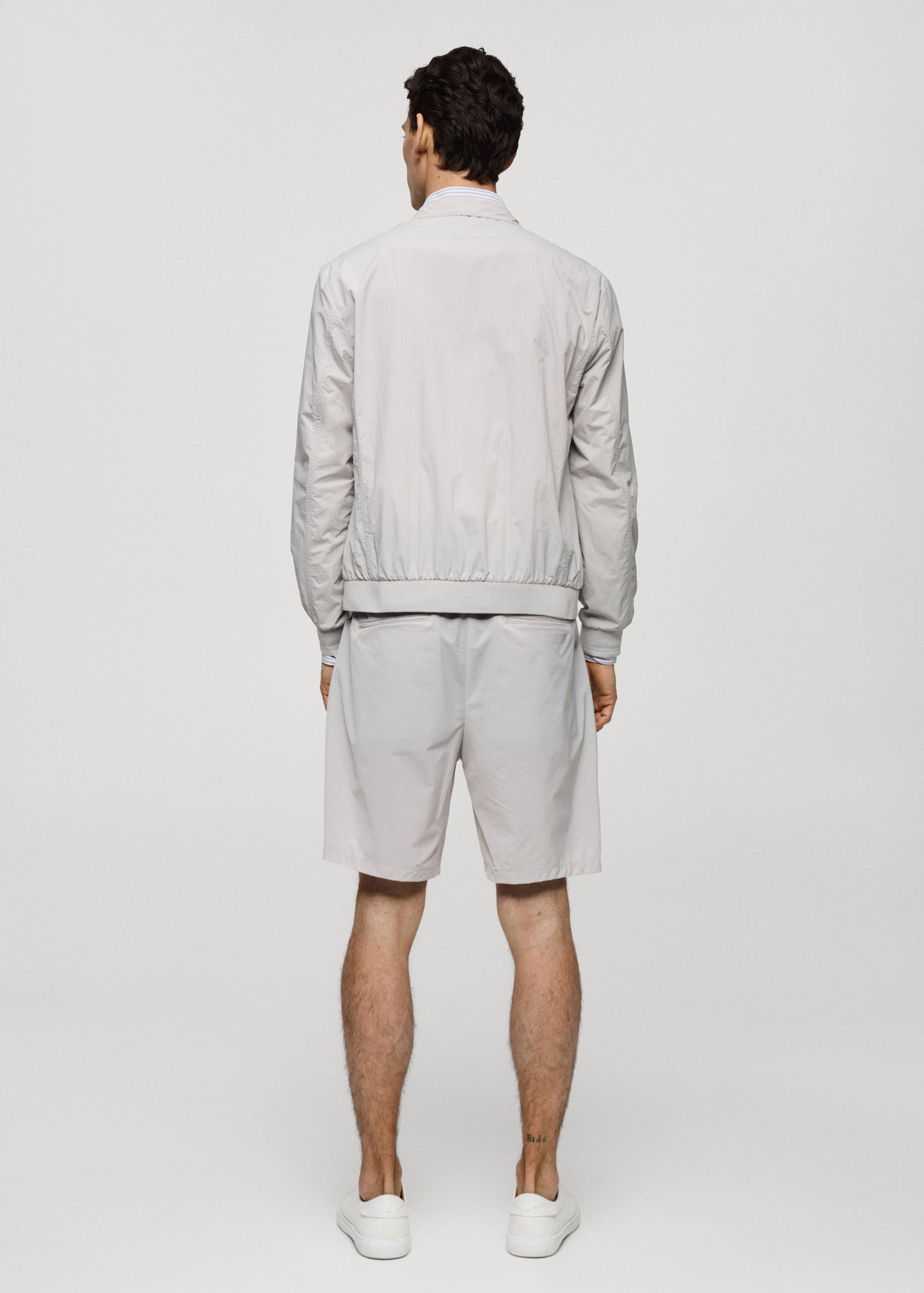 Chaqueta cremallera water repellent - Reverso del artículo