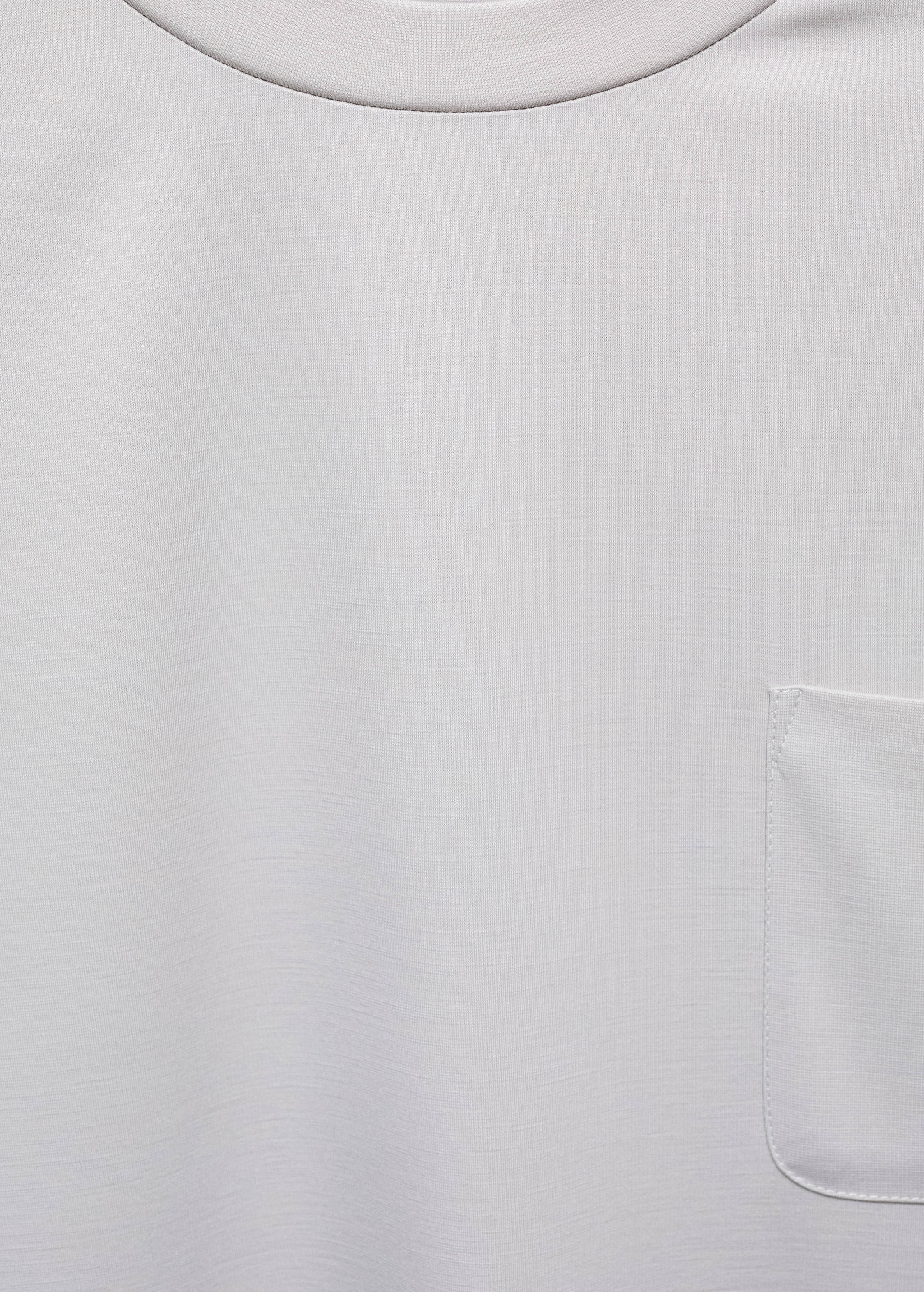 Slim fit t-shirt with pocket - Details of the article 8