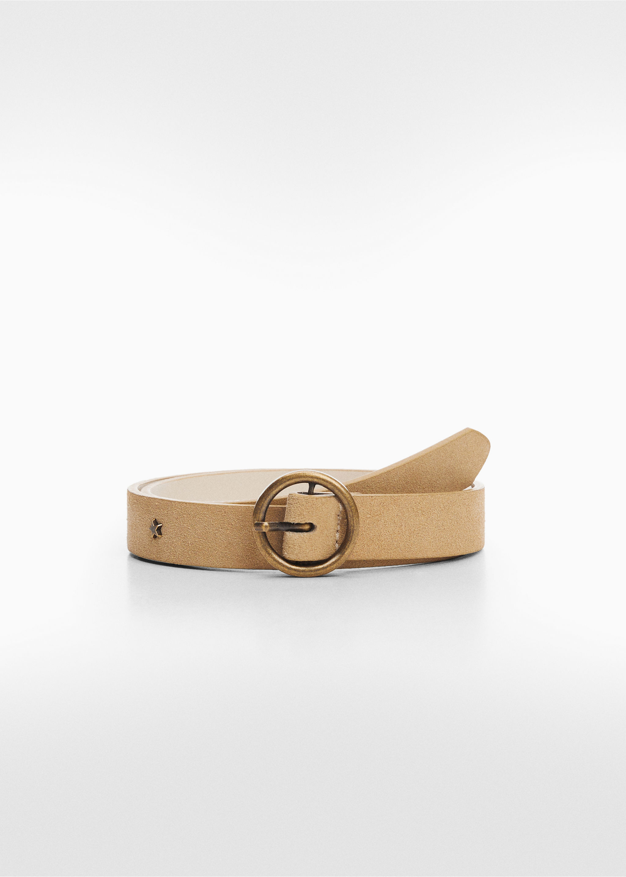 Buckle leather belt - Article without model