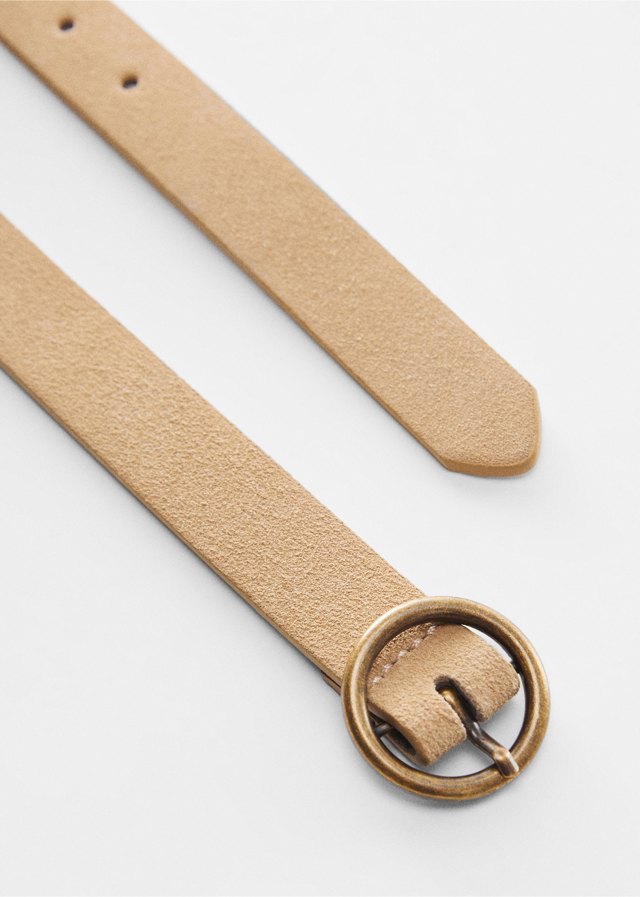 Buckle leather belt - Details of the article 1