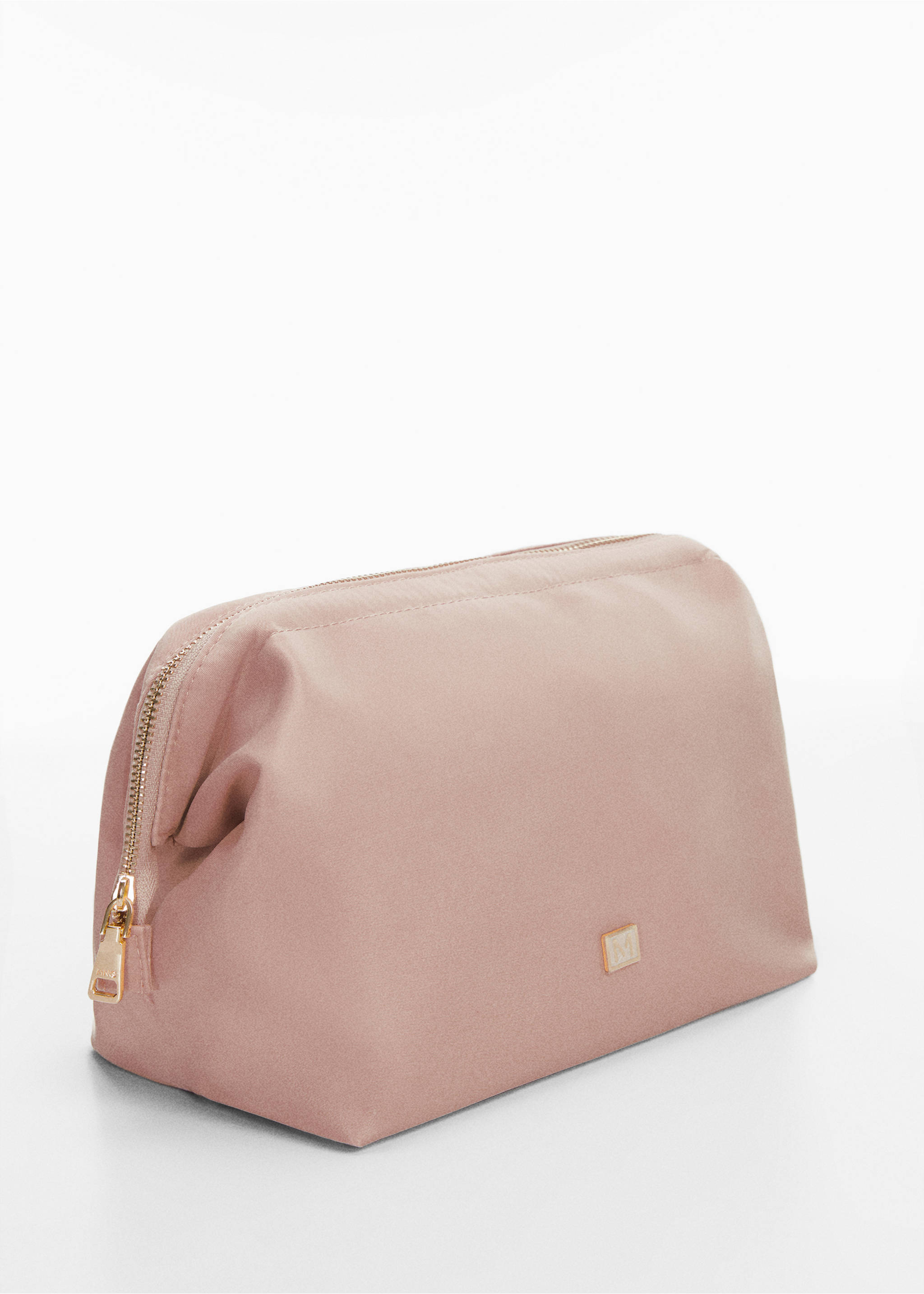Neceser cremallera logo - Plano medio, Rosa claro. Ref: 67060430-00.