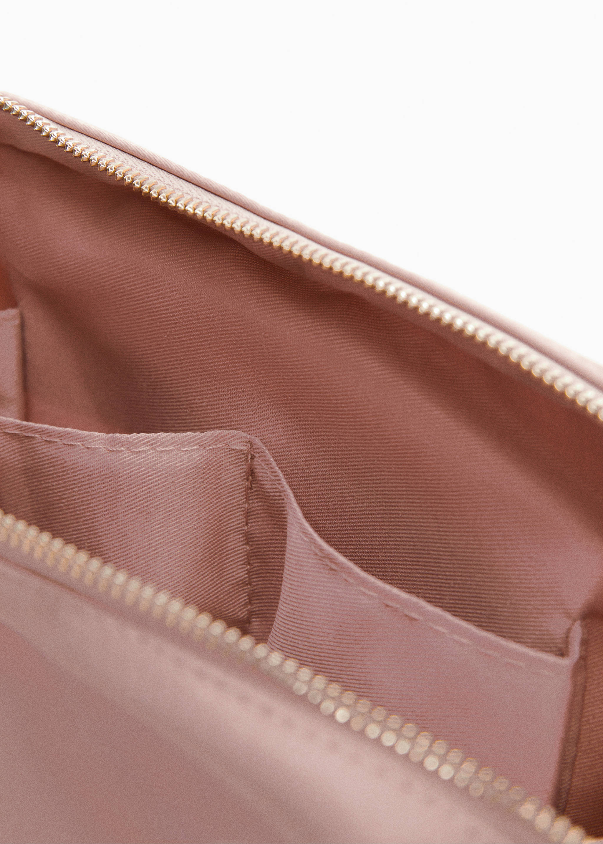 Neceser cremallera logo - Detalle del artículo 1, Rosa claro. Ref: 67060430-00.