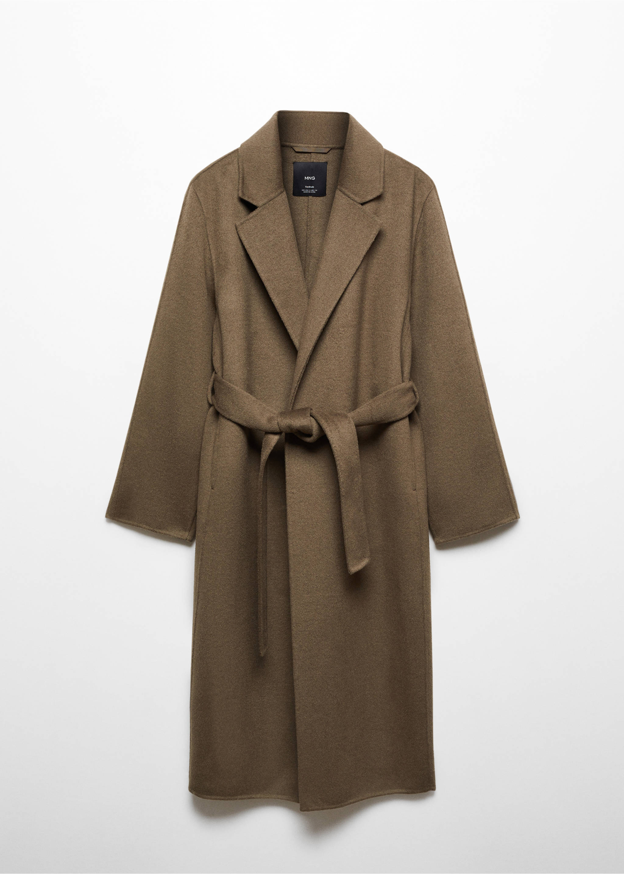 Belt handmade coat - Article without model, Khaki. Ref: 67060444-00.