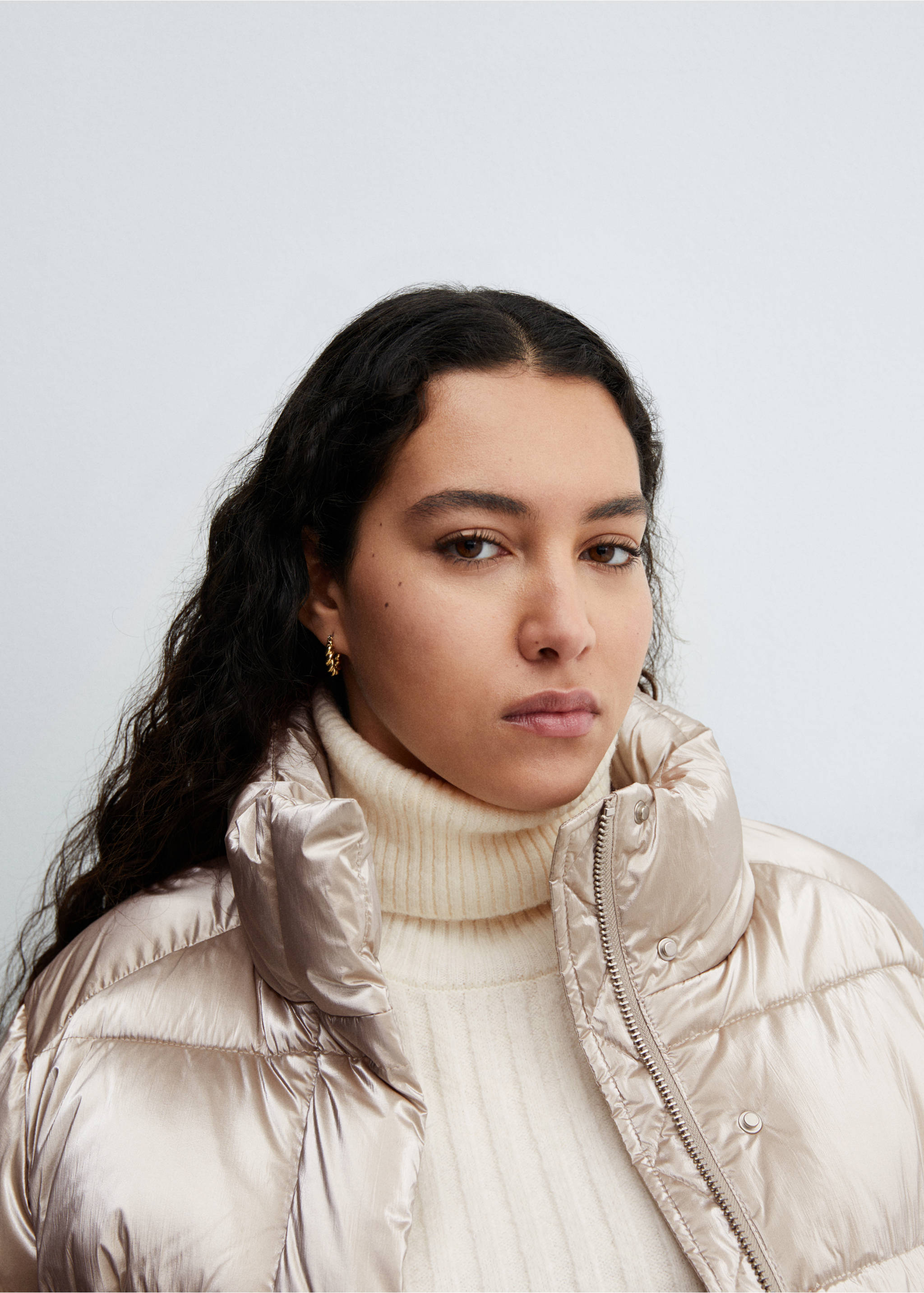 Wasserdichter Steppanorak - Detail des Artikels 6, Beige. Ref: 67060447-00.