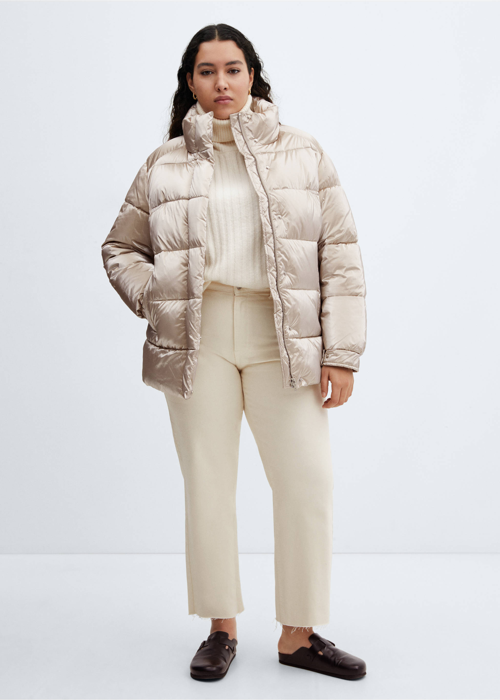 Wasserdichter Steppanorak - Detail des Artikels 3, Beige. Ref: 67060447-00.