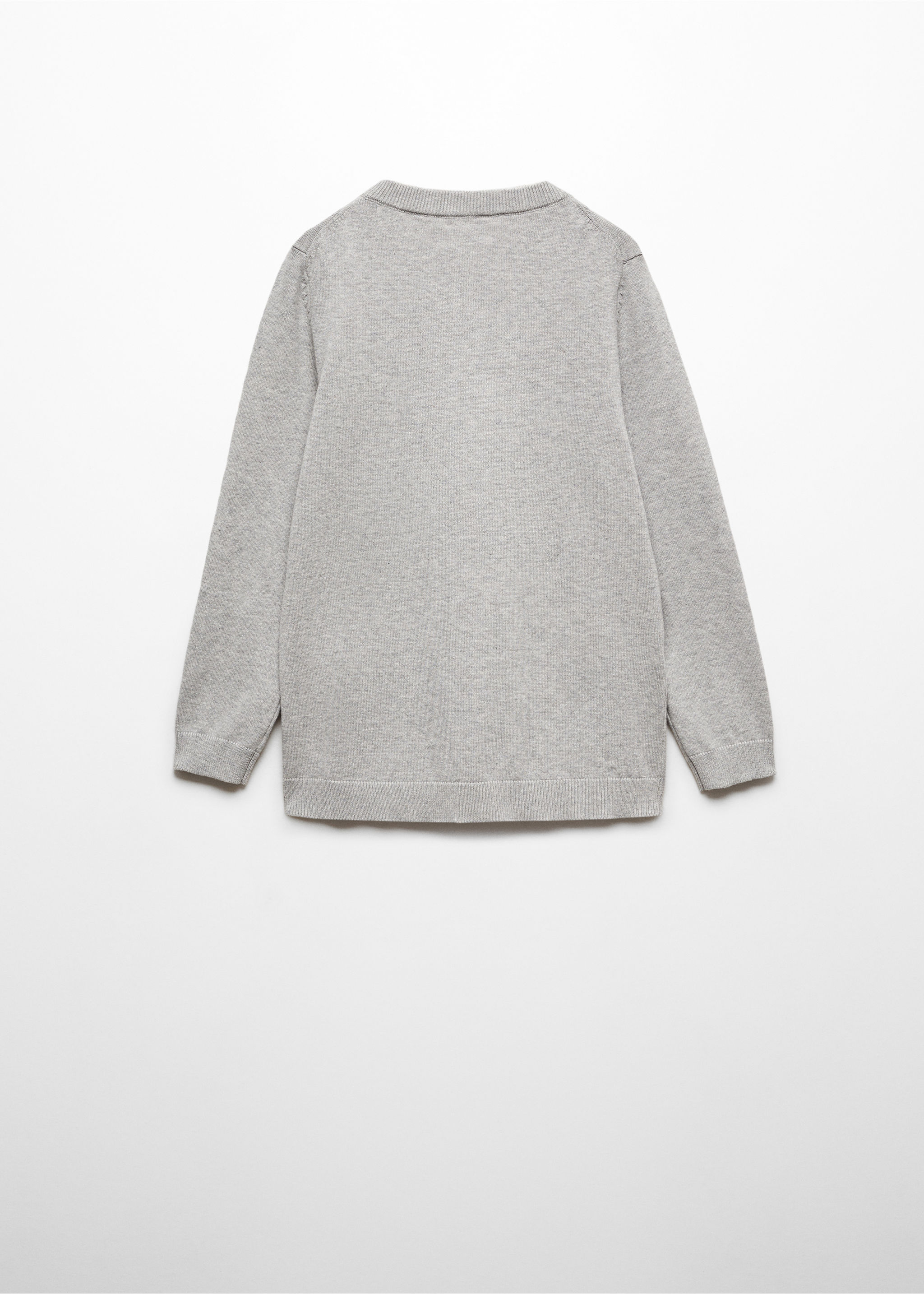 Pull-over jaspé coton - Verso de l’article