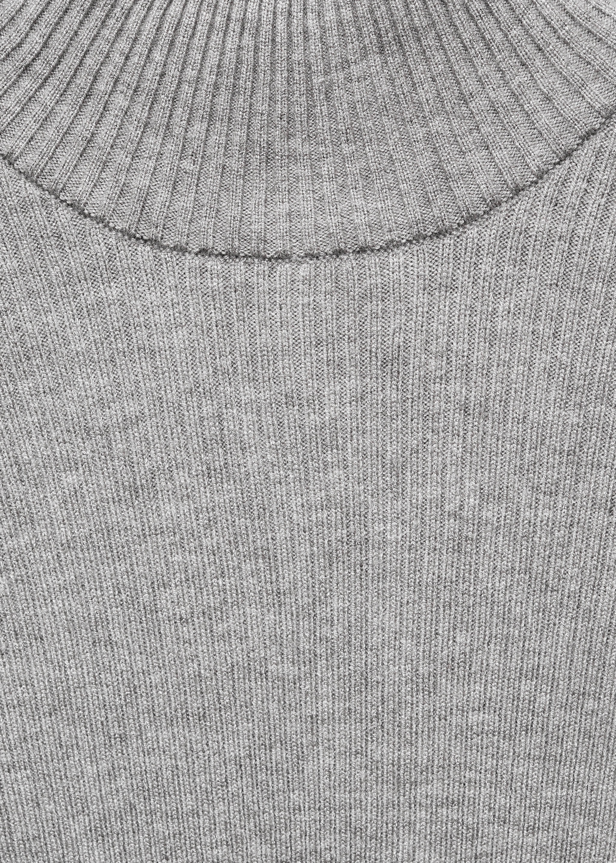 Turtleneck ribbed sweater - Details of the article 8