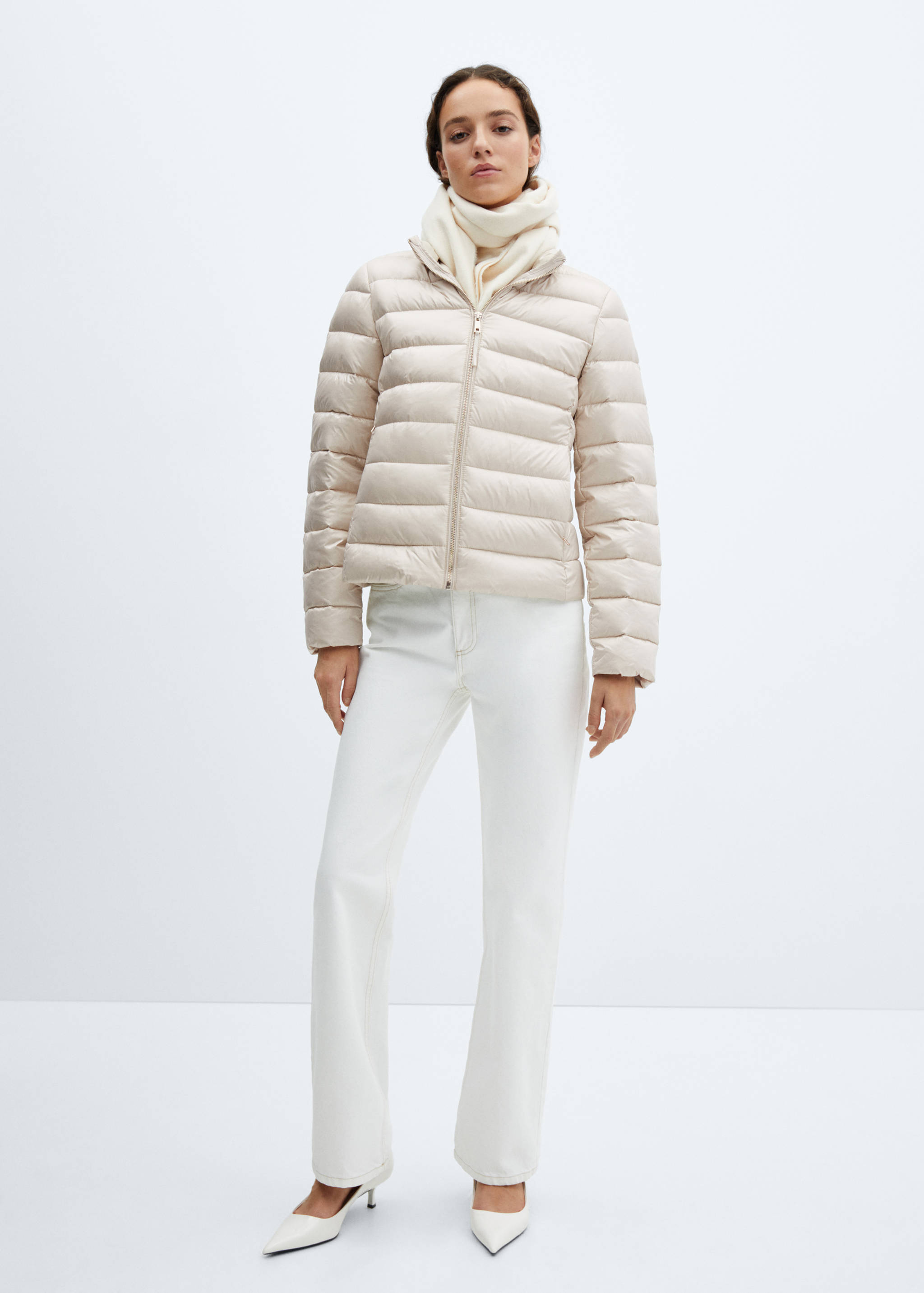 Puffer feather coat - General plane