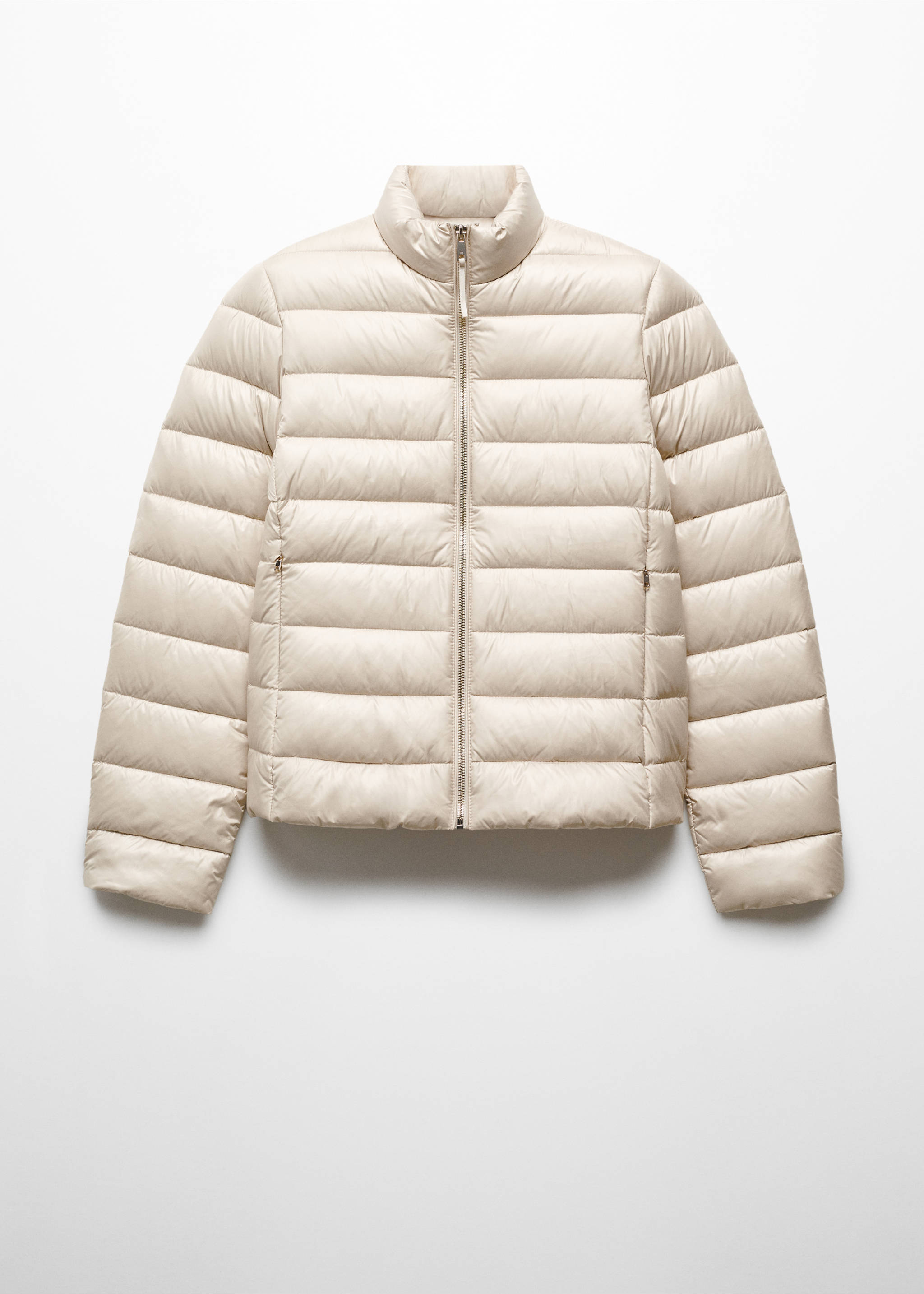 Puffer feather coat - Article without model, Beige. Ref: 67060464-00.