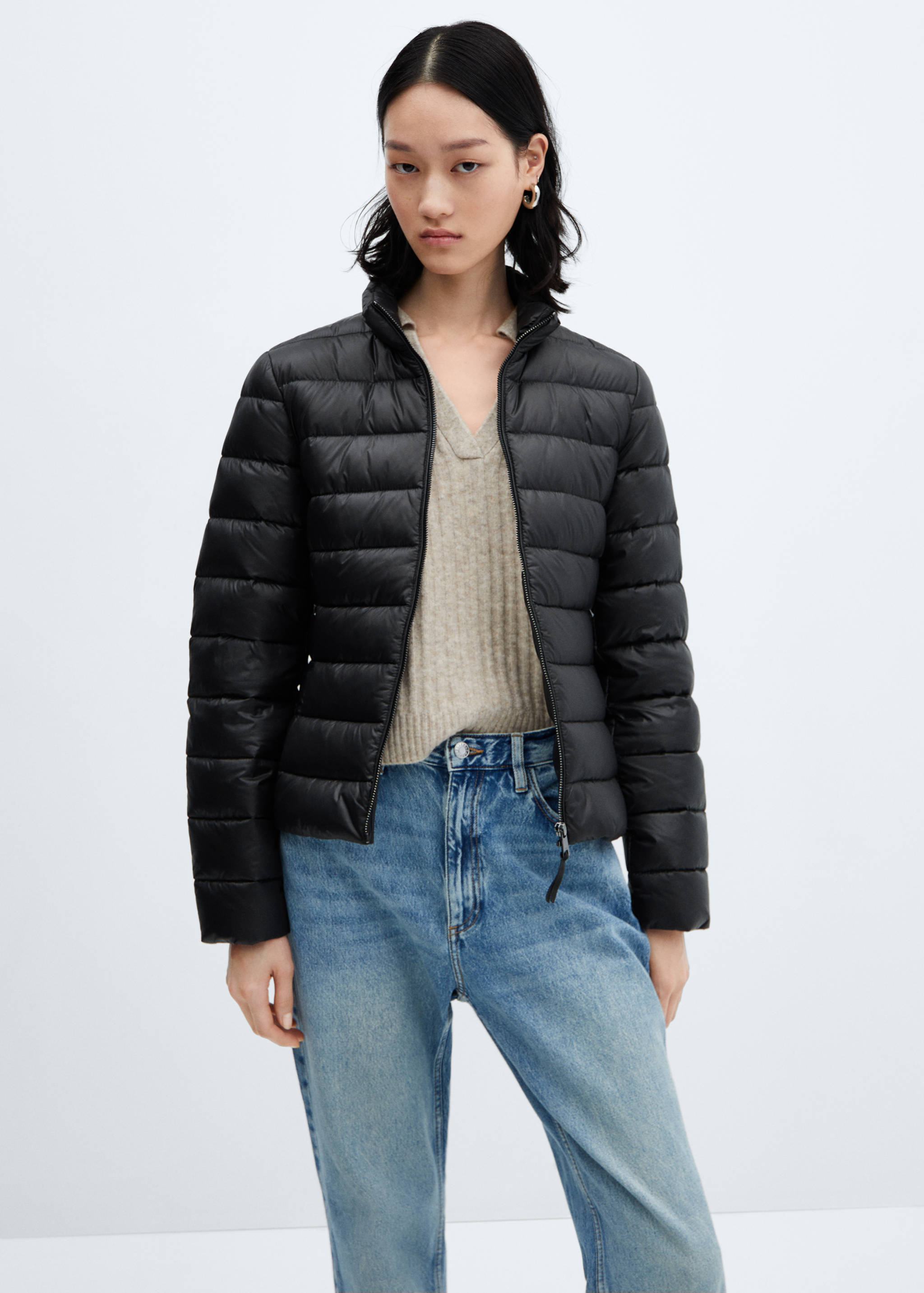 Puffer feather coat - Medium plane