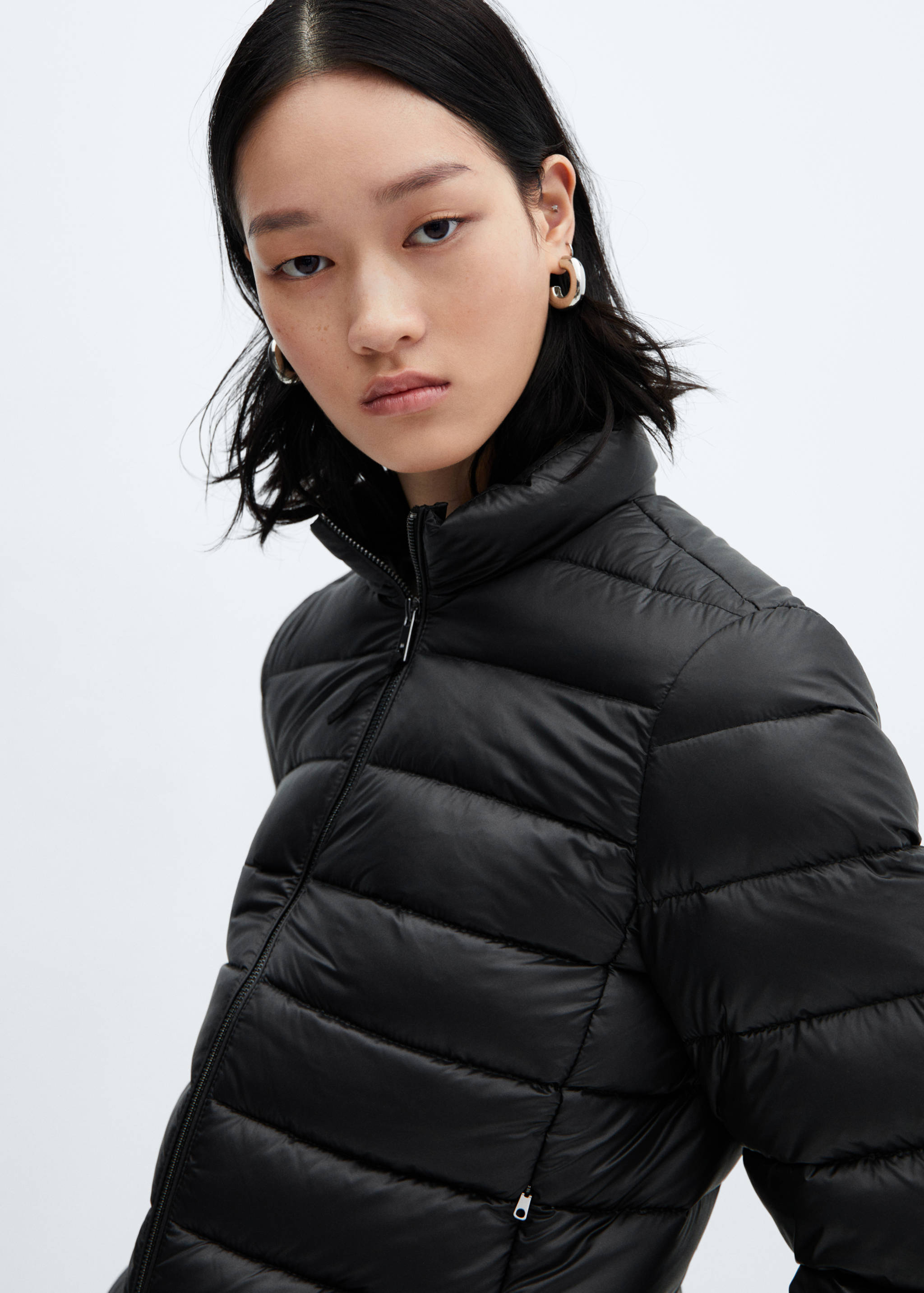Puffer feather coat - Details of the article 1