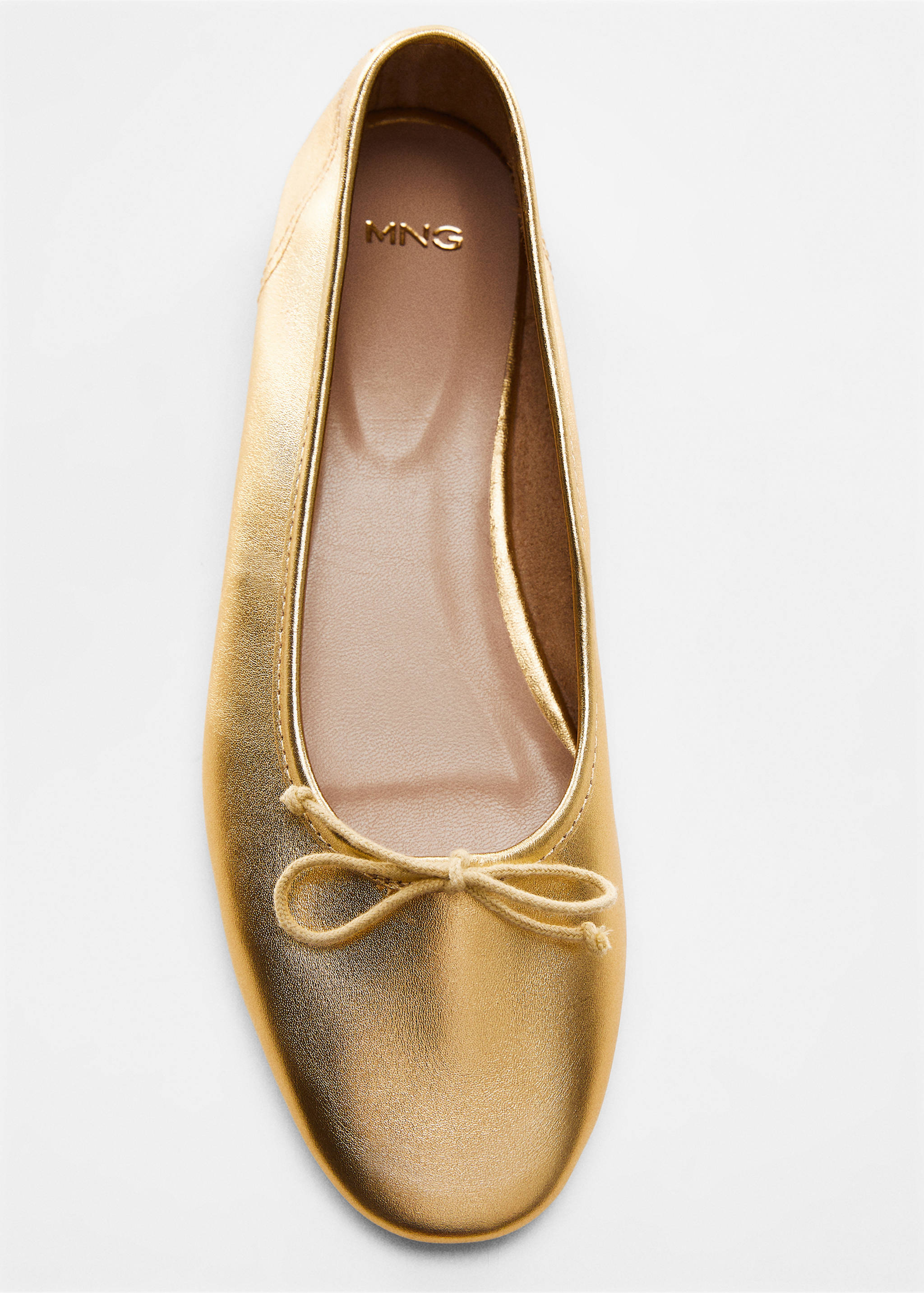 Leather ballet flats with bow - Details of the article 5