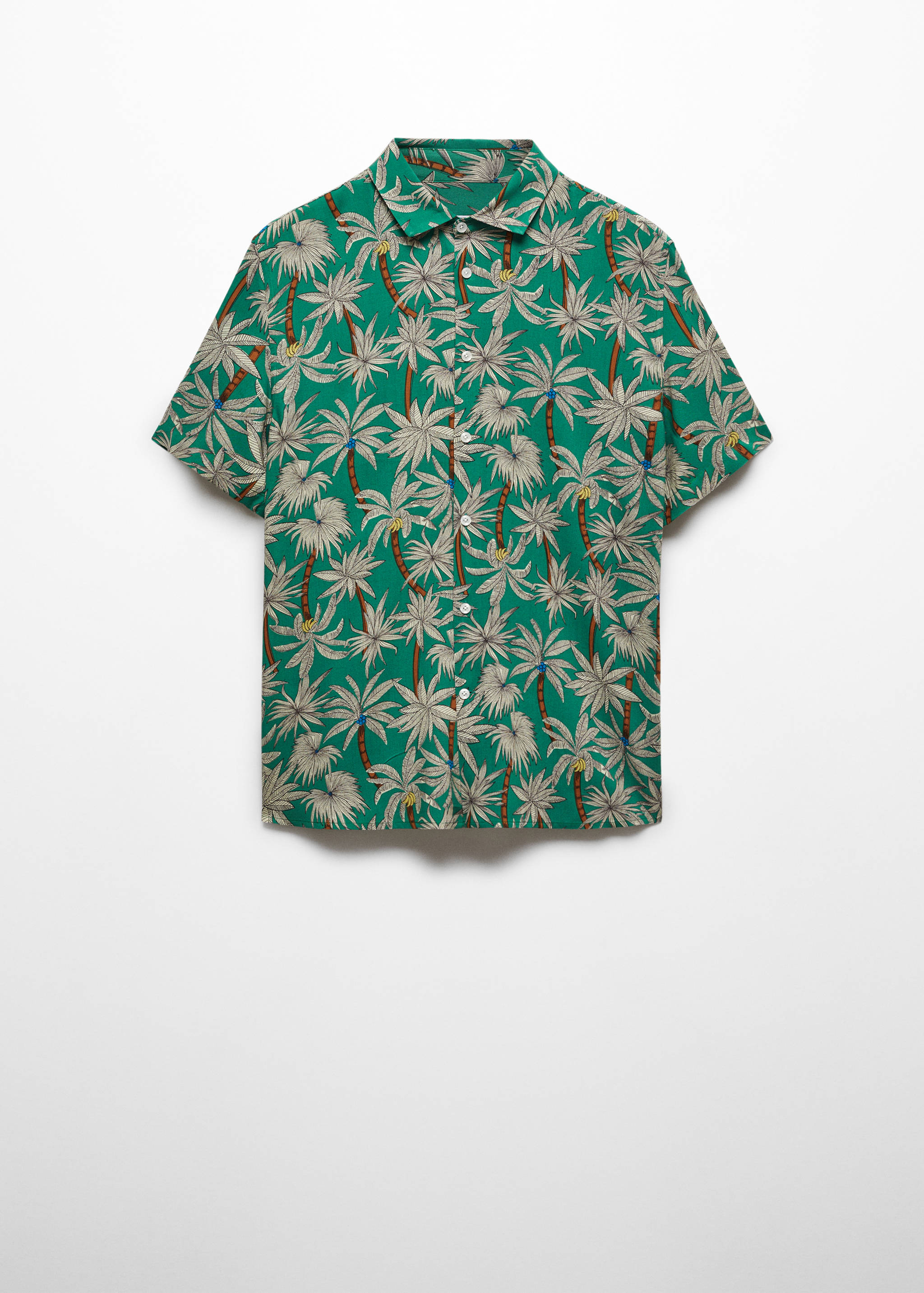 Kortermet skjorte med hawaii-mønster - Artikkel uten modell