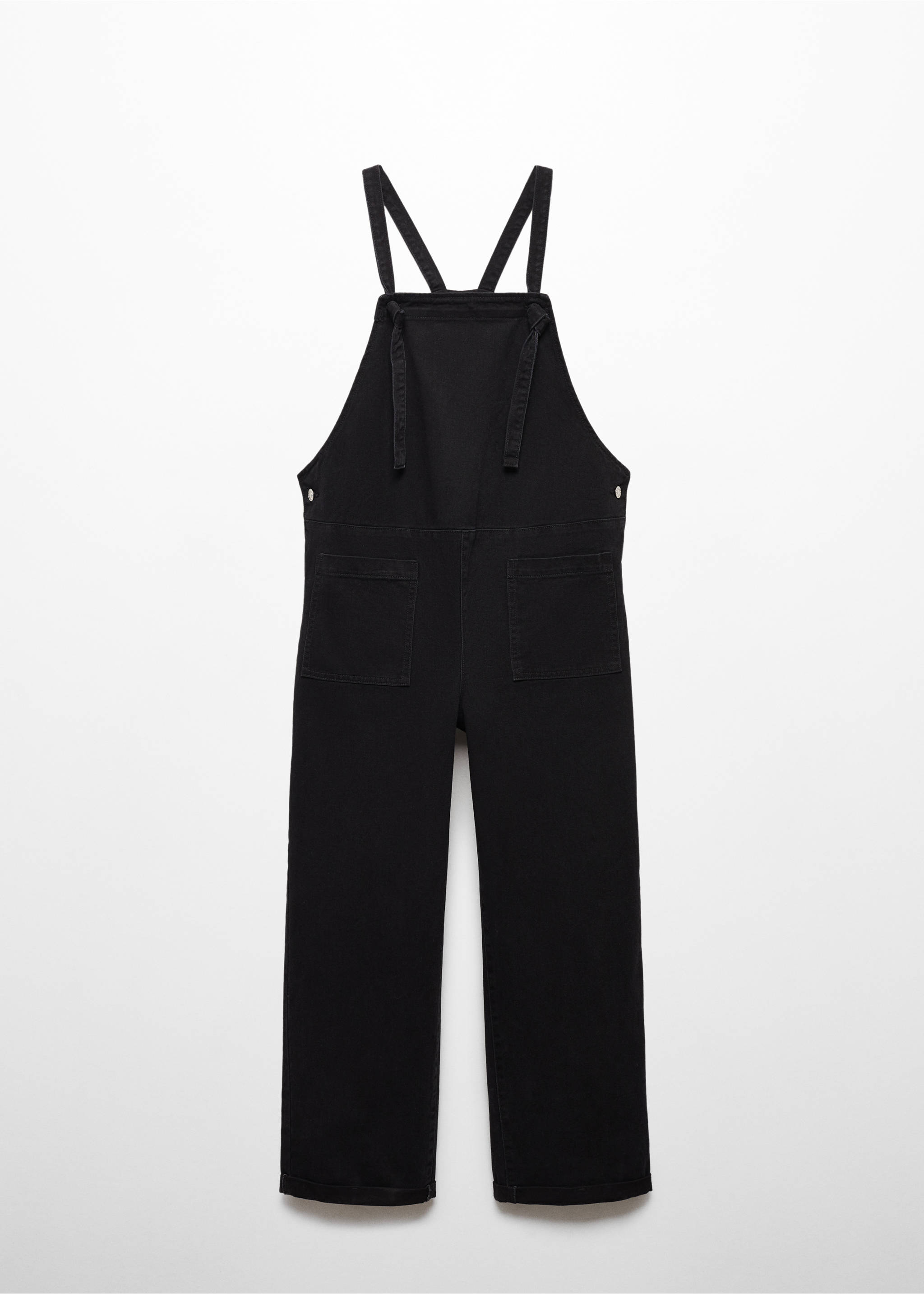 Salopette de grossesse en jean - Article sans modèle, Black denim. Ref: 67060476-00.