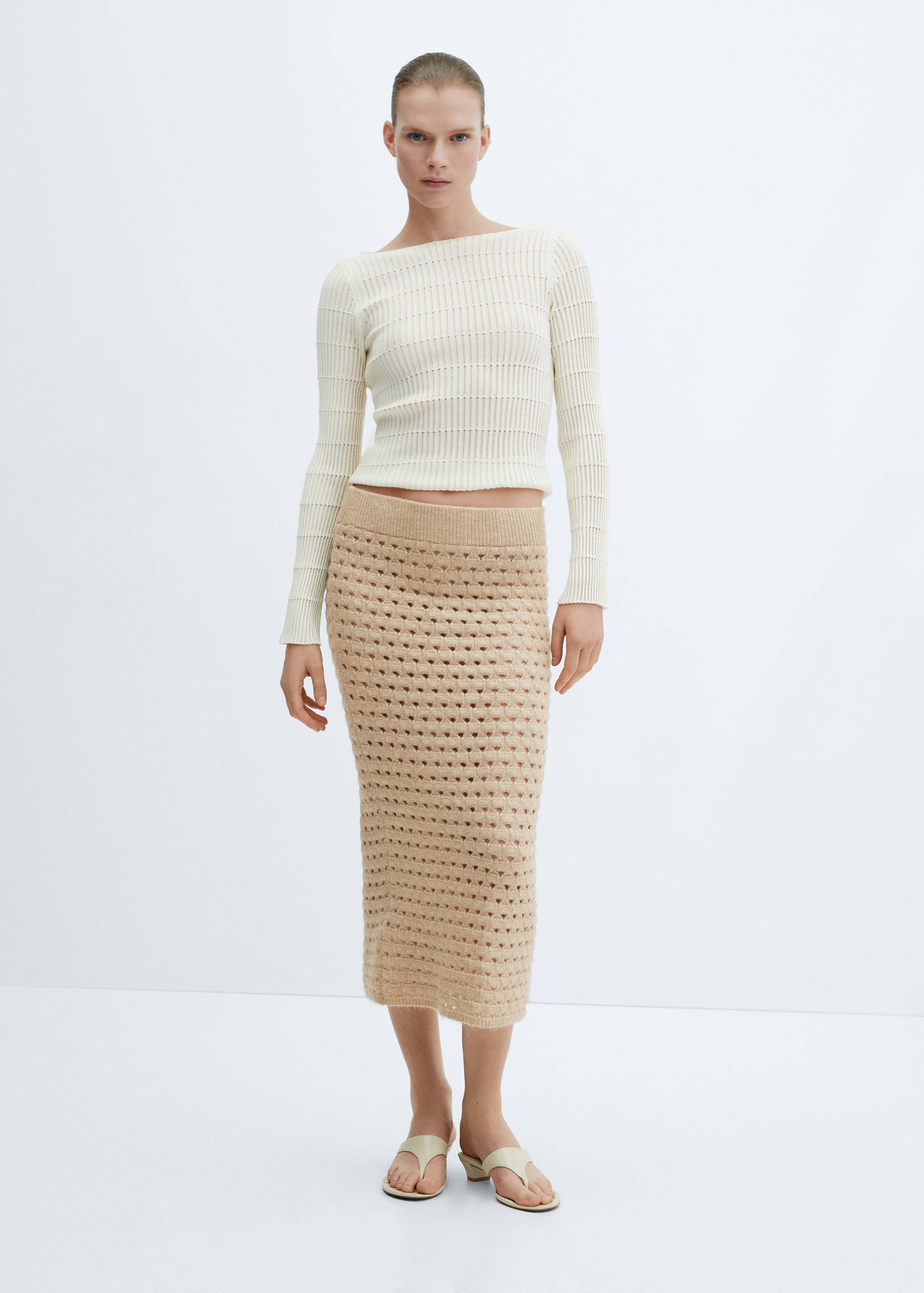 Falda punto detalles calados - Detalle del artículo 6