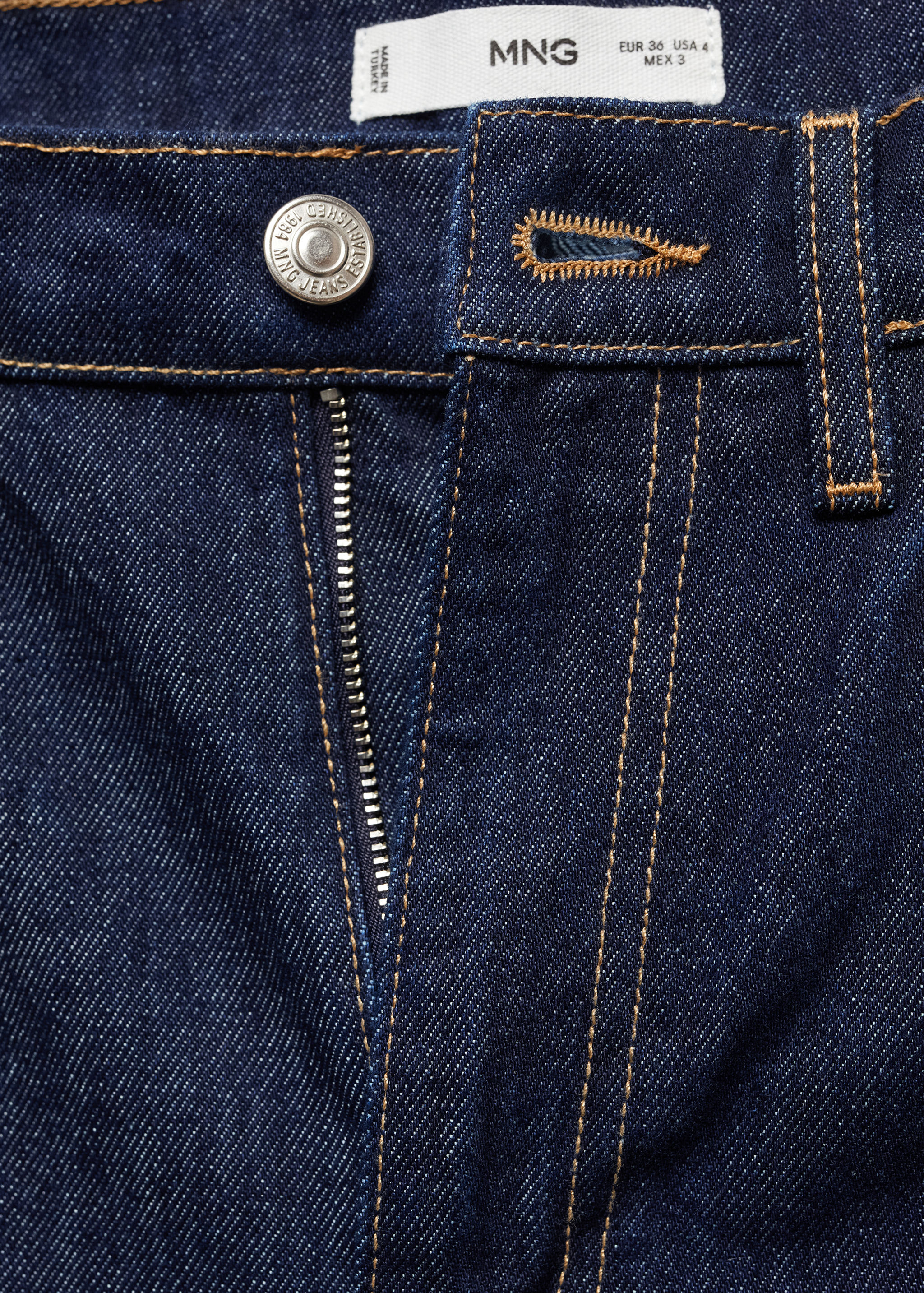 Loose Fit-Wideleg-Jeans mit niedriger Bundhöhe - Detail des Artikels 8