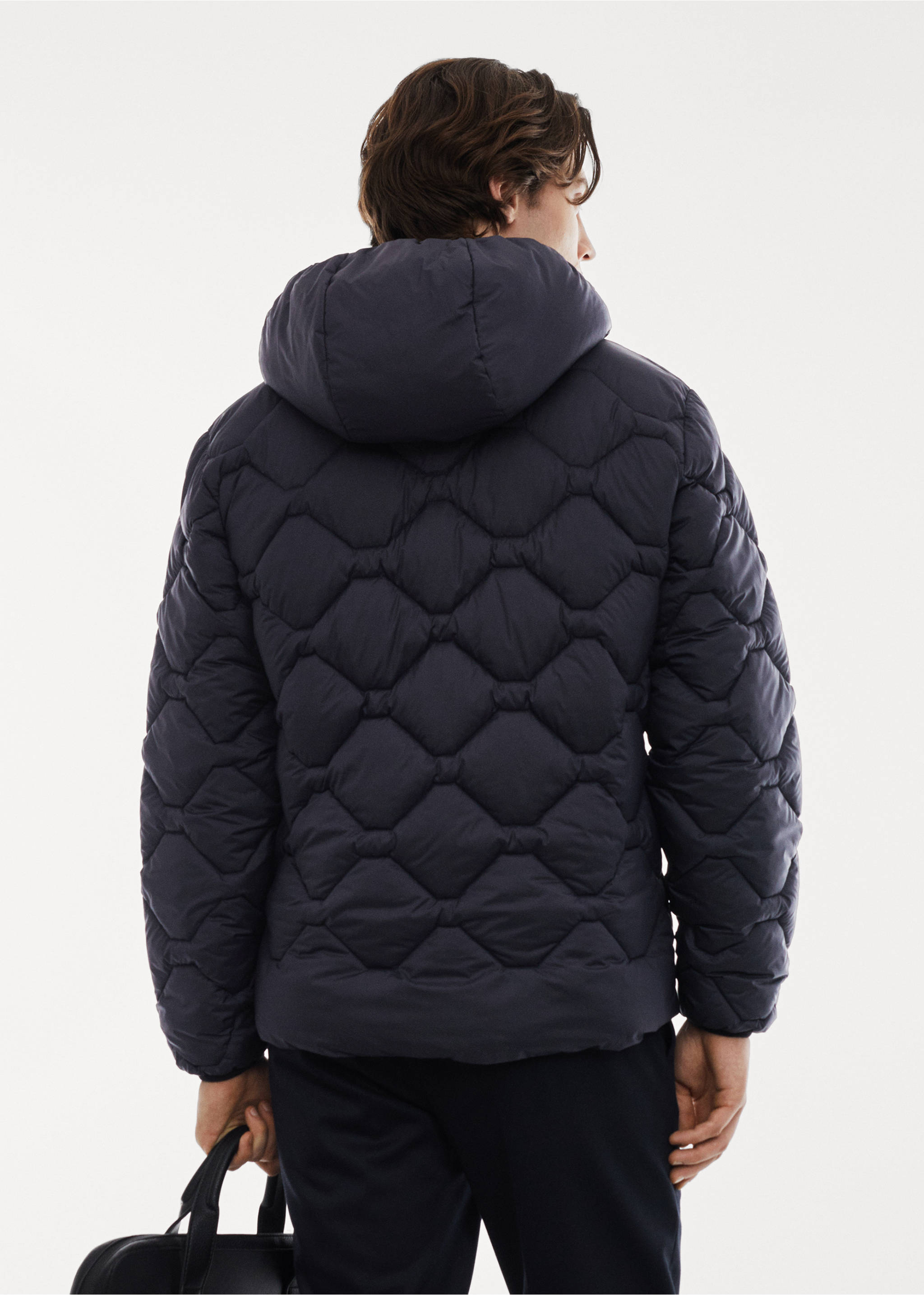 Anorak ultra ligero water repellent - Reverso del artículo, Azul marino. Ref: 67060618-00.