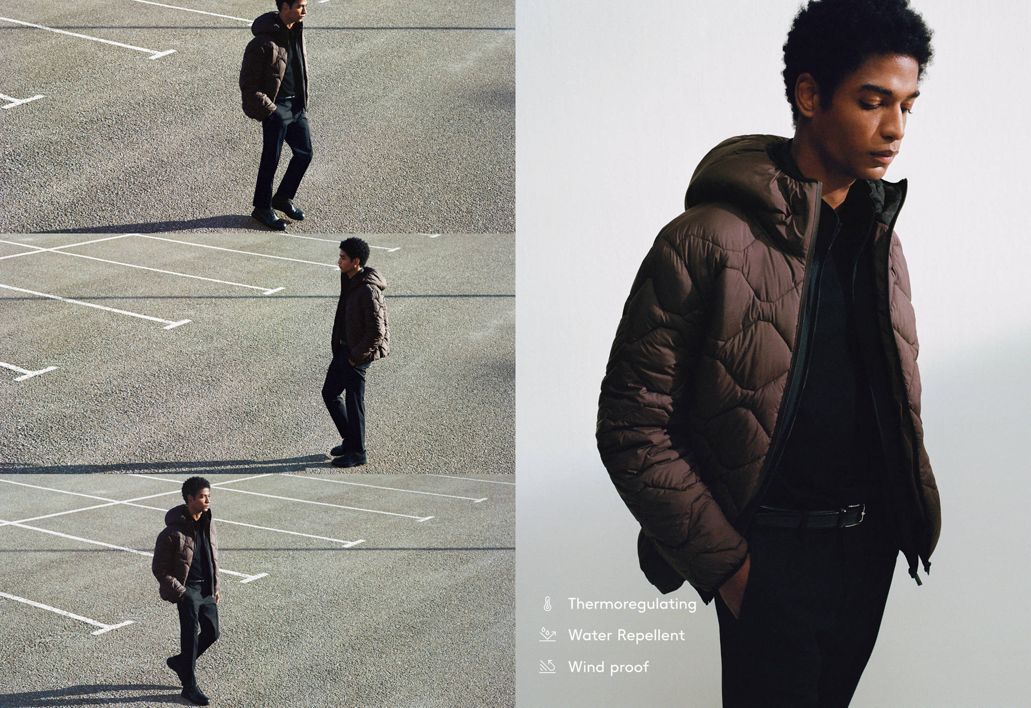 Ultra-light water-repellent anorak - Panoramic plane