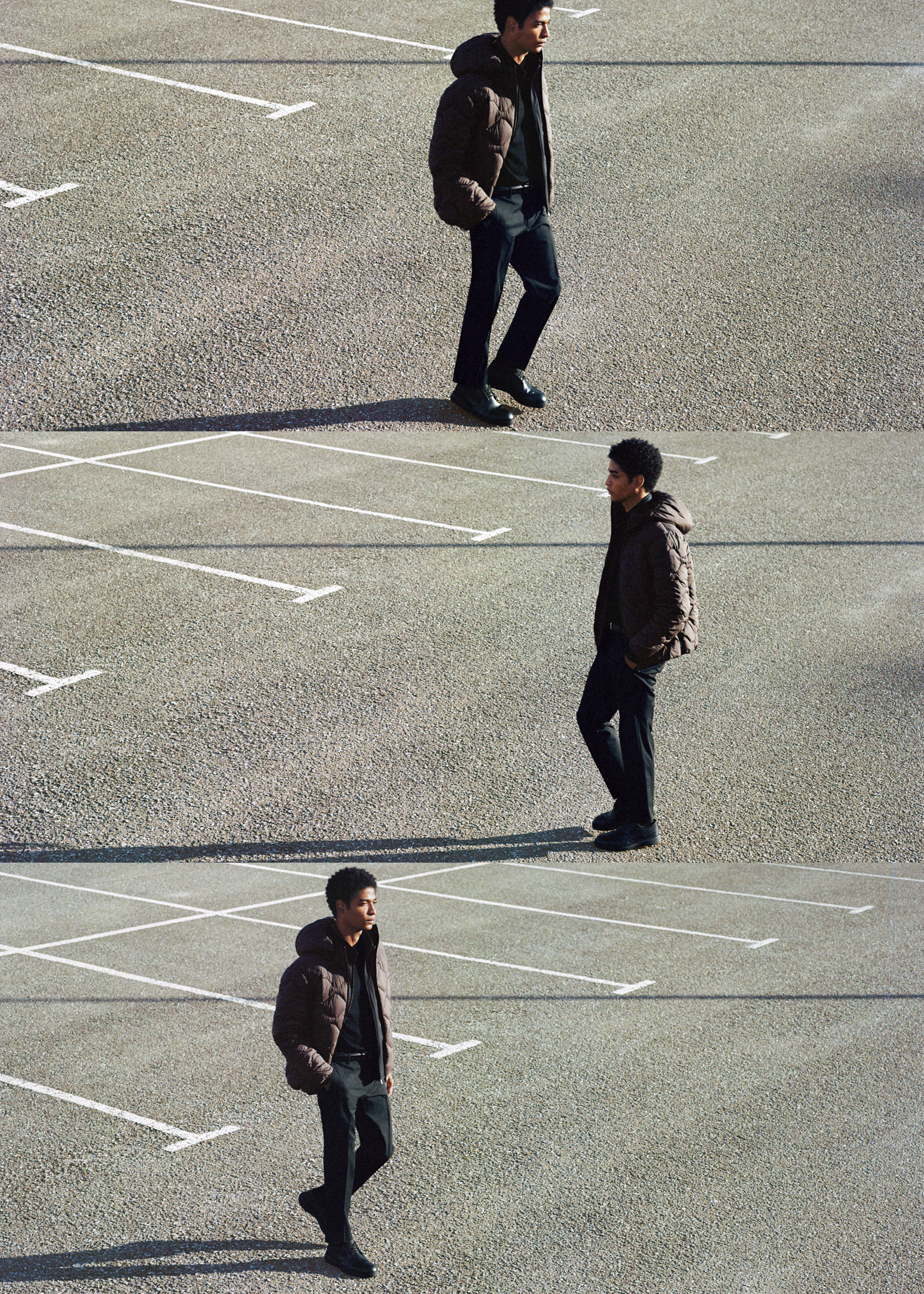 Ultraleichter wasserabweisender Anorak - Detail des Artikels 7, Bordeaux. Ref: 67060618-00.