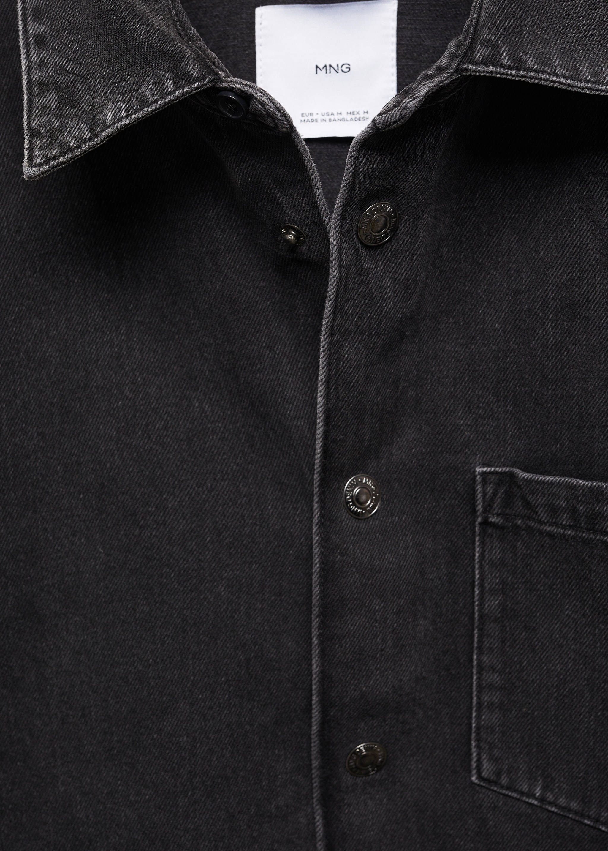 Pocket denim overshirt - Details of the article 8