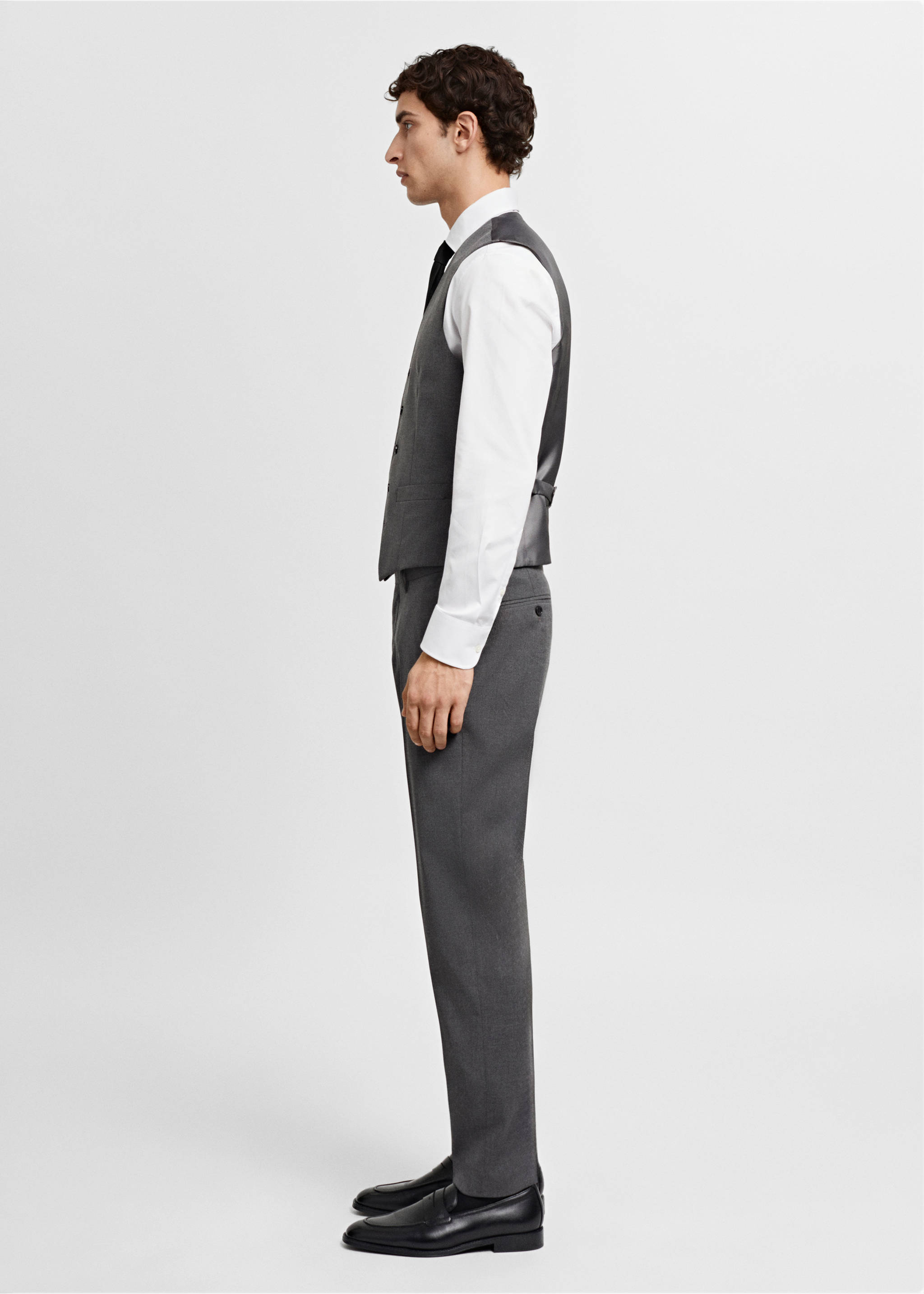 Armilla vestir slim fit - Detall de l'article 2, Gris. Ref: 67060620-00.