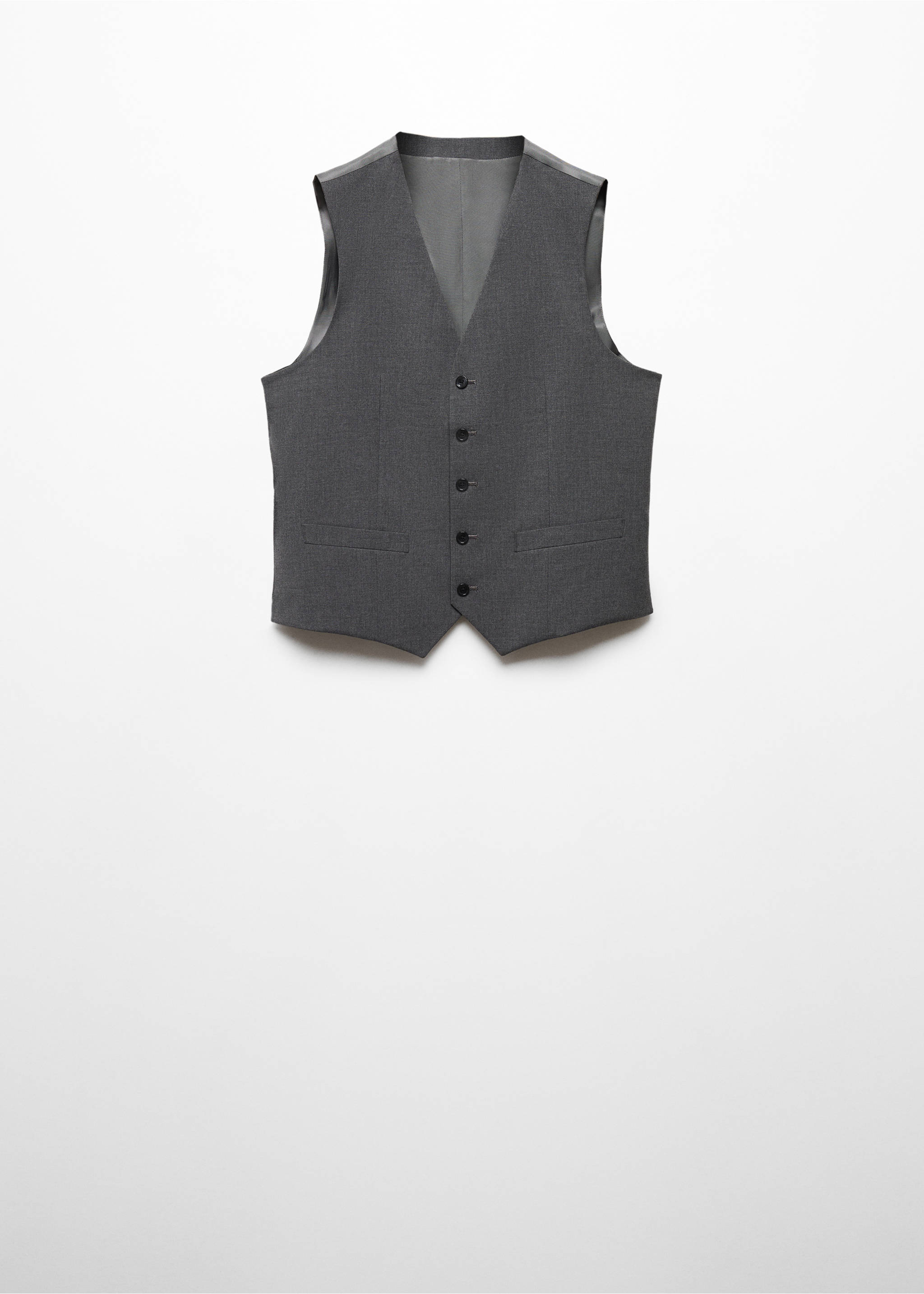 Armilla vestir slim fit - Article sense model, Gris. Ref: 67060620-00.