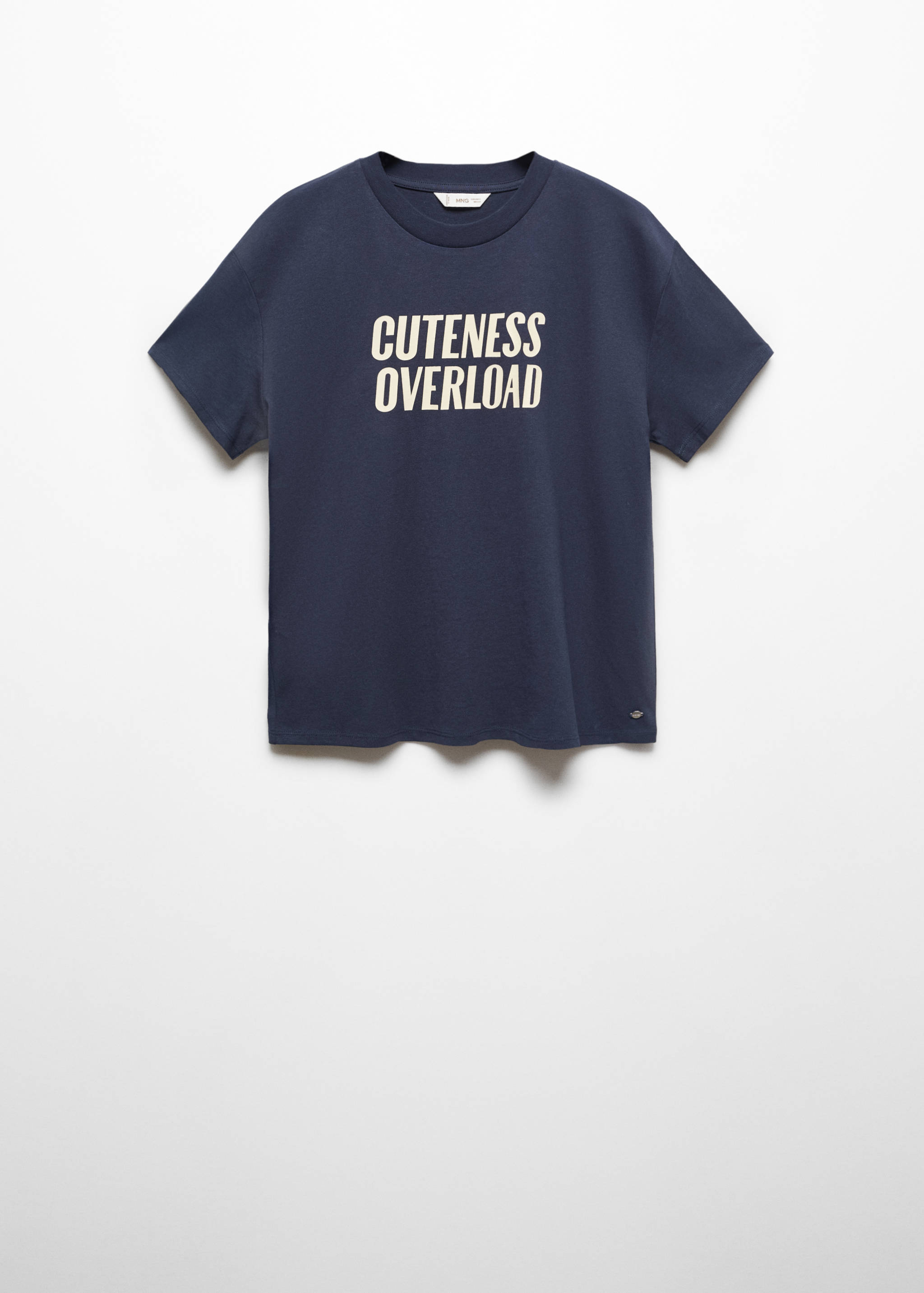 T-shirt message imprimé - Article sans modèle