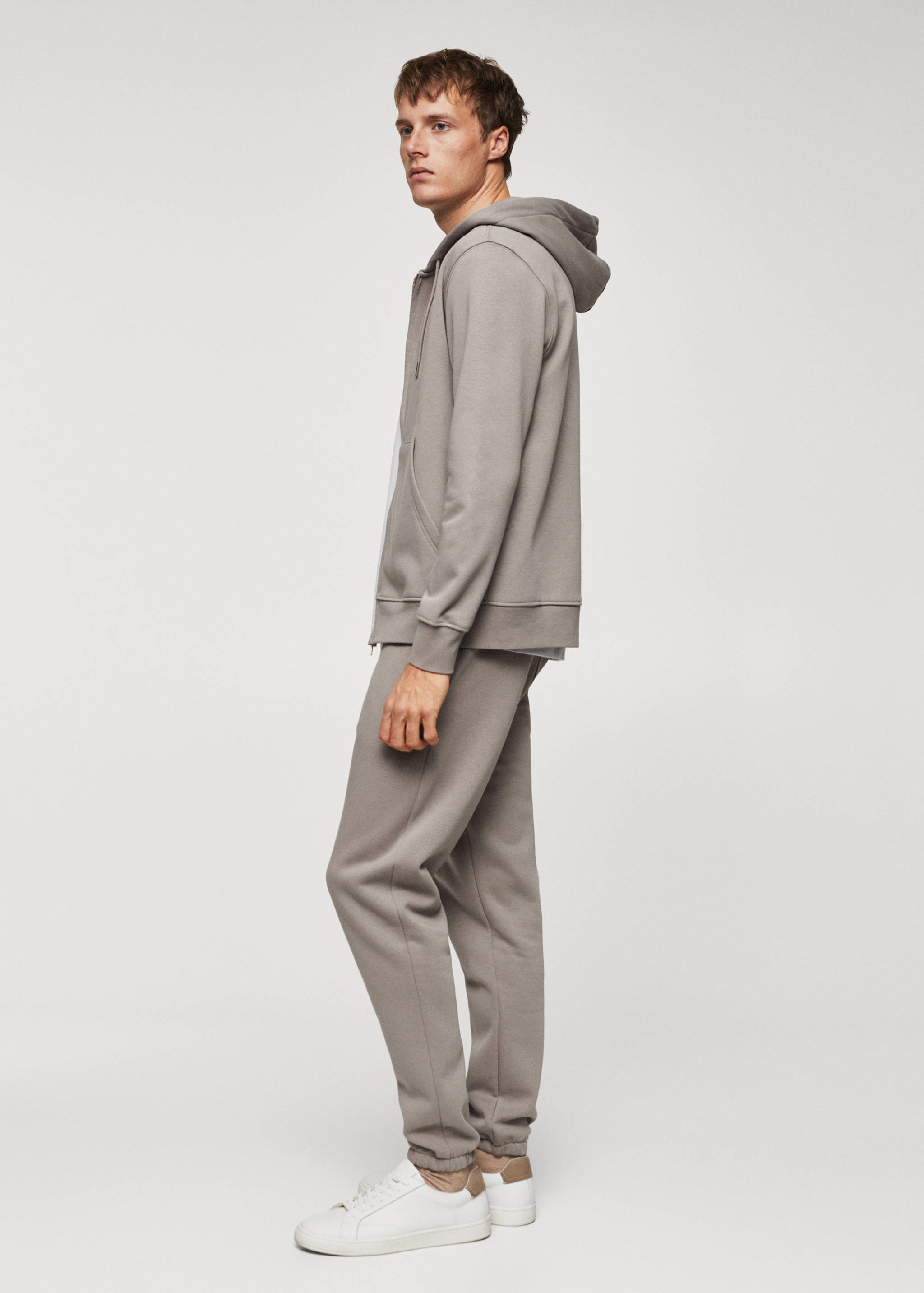 Cotton jogger-style trousers - Details of the article 4