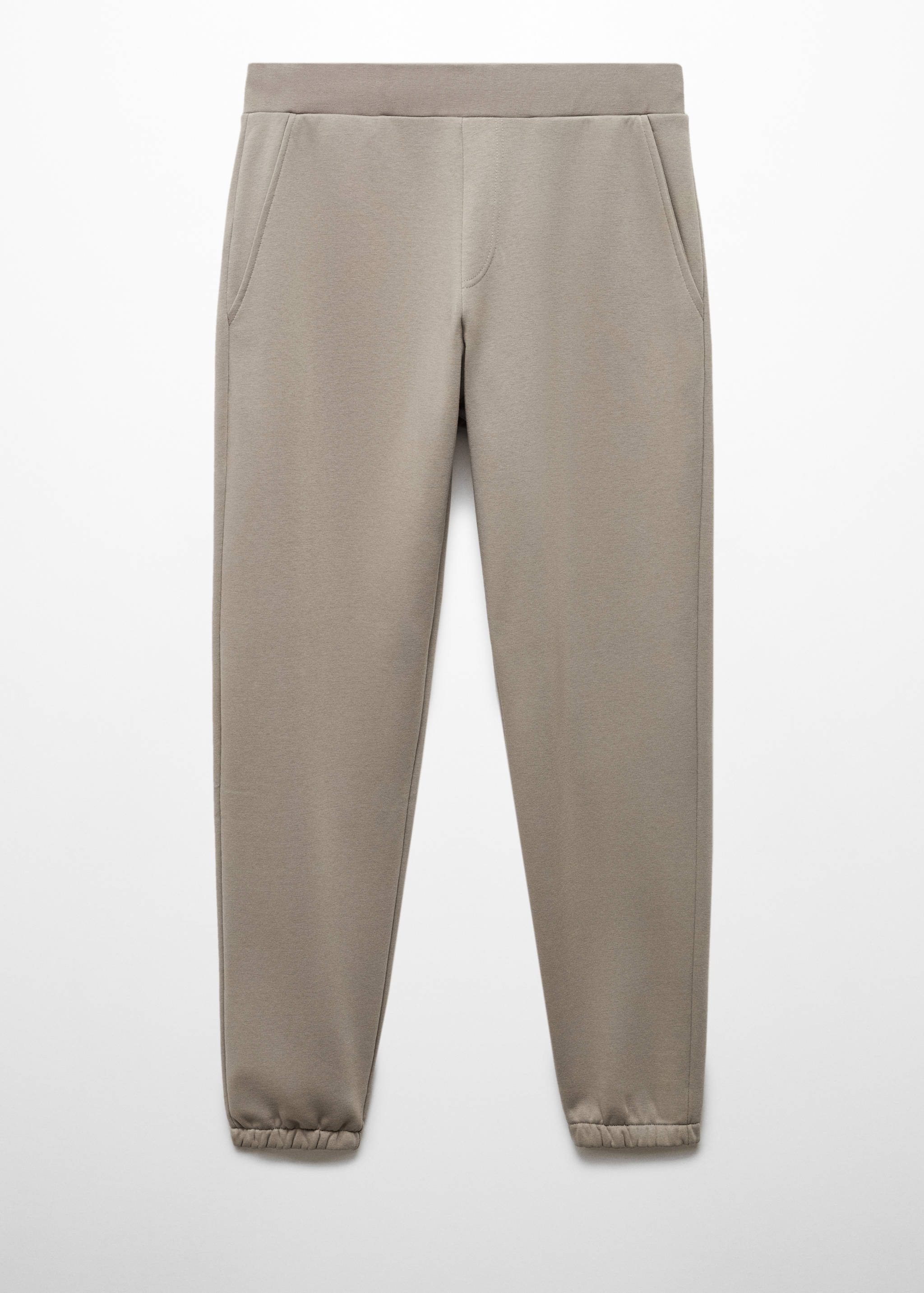 Cotton jogger-style trousers - Article without model