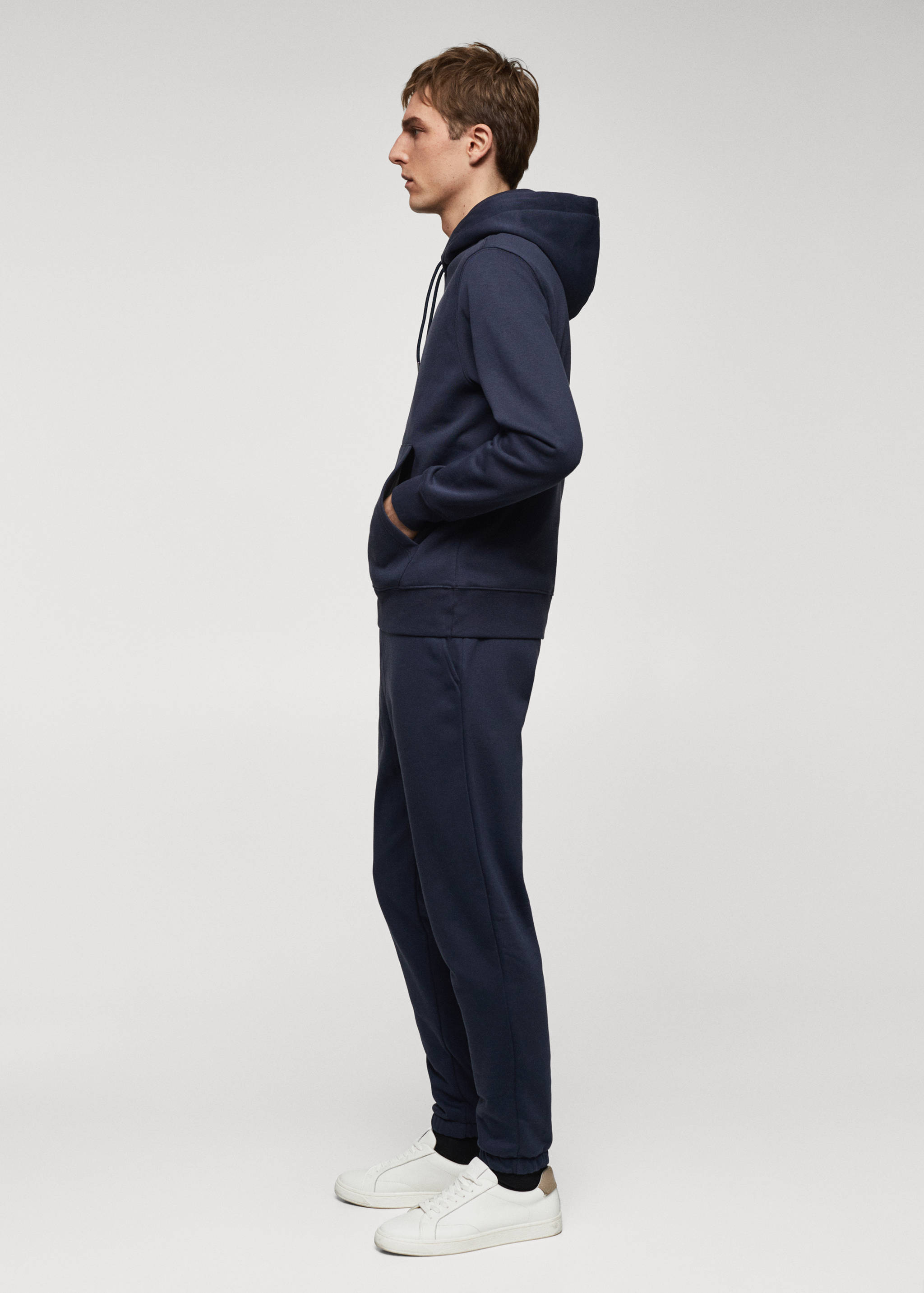 Cotton jogger-style trousers - Details of the article 2