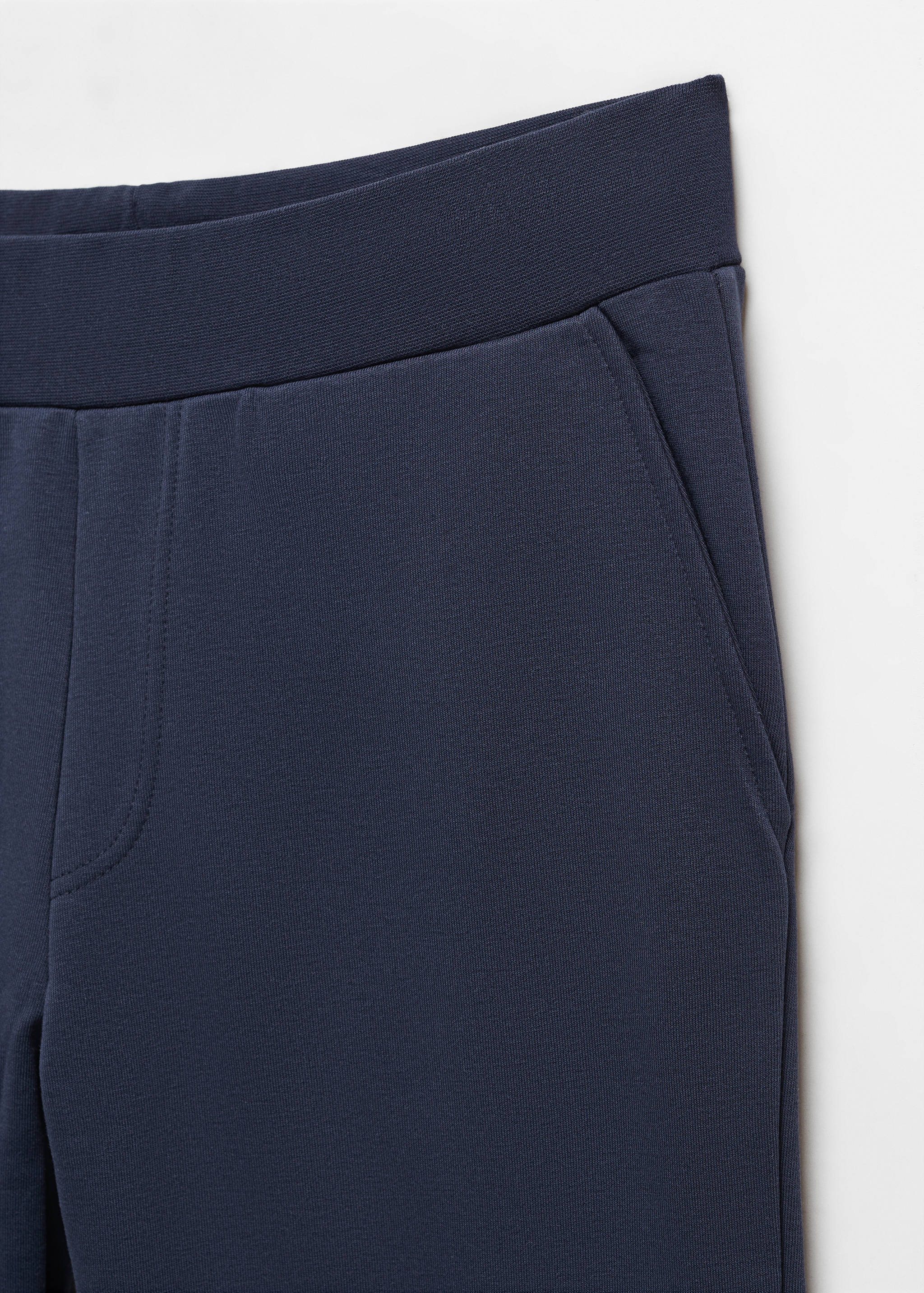 Cotton jogger-style trousers - Details of the article 8