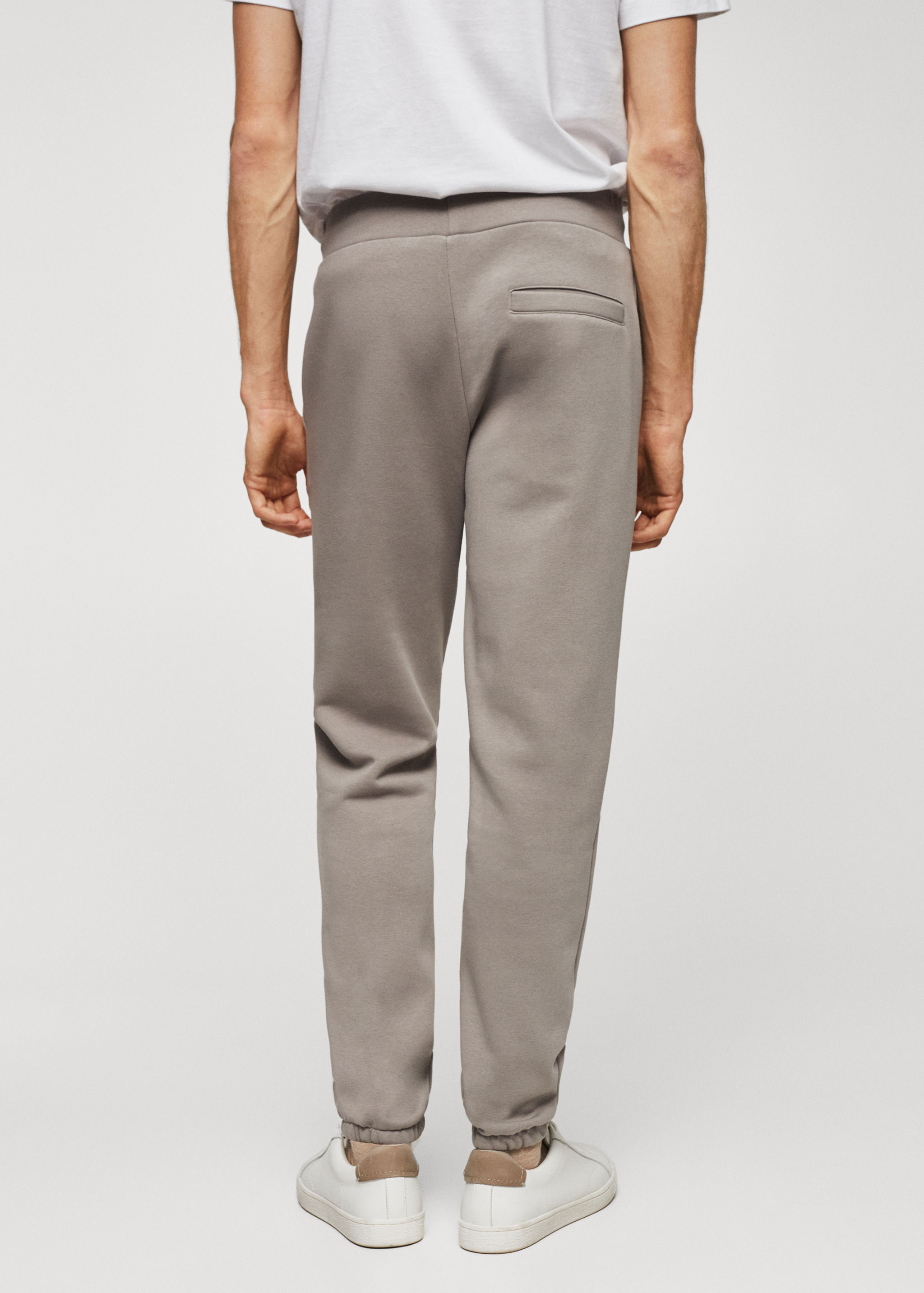 Cotton jogger-style trousers - Reverse of the article