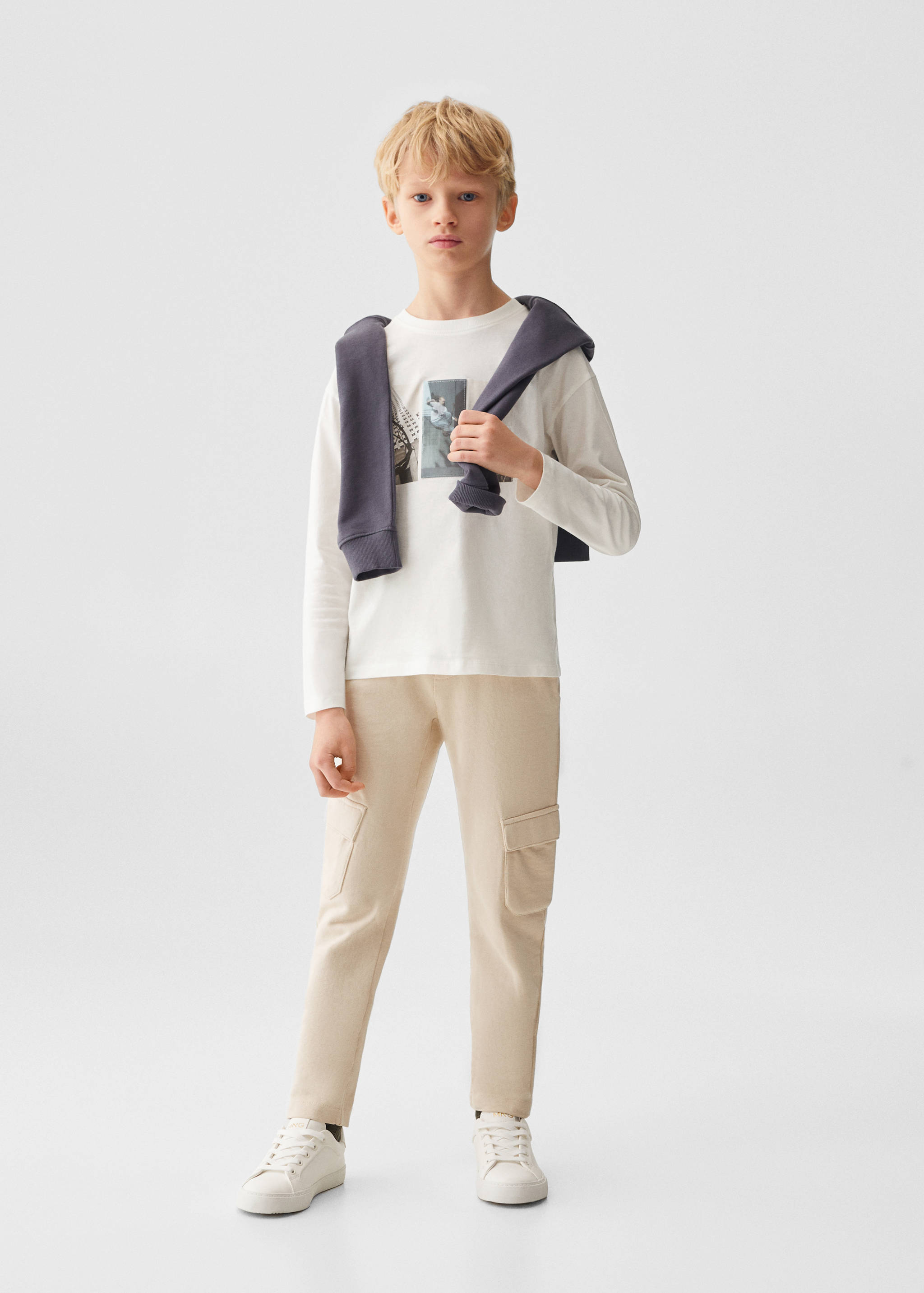 Printed image T-shirt - General plane