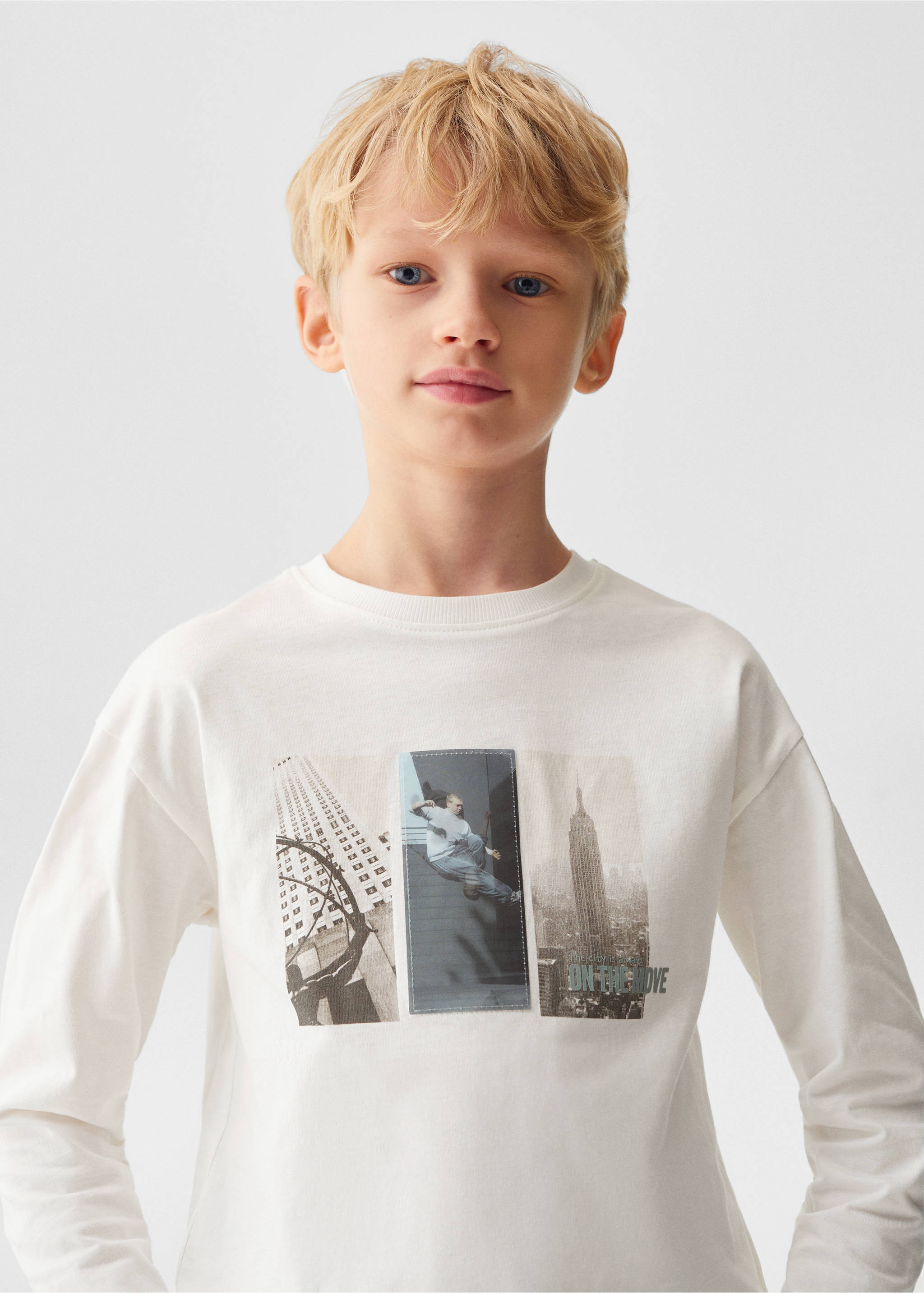 Printed image T-shirt - Details of the article 1, Off White. Ref: 67060649-00.